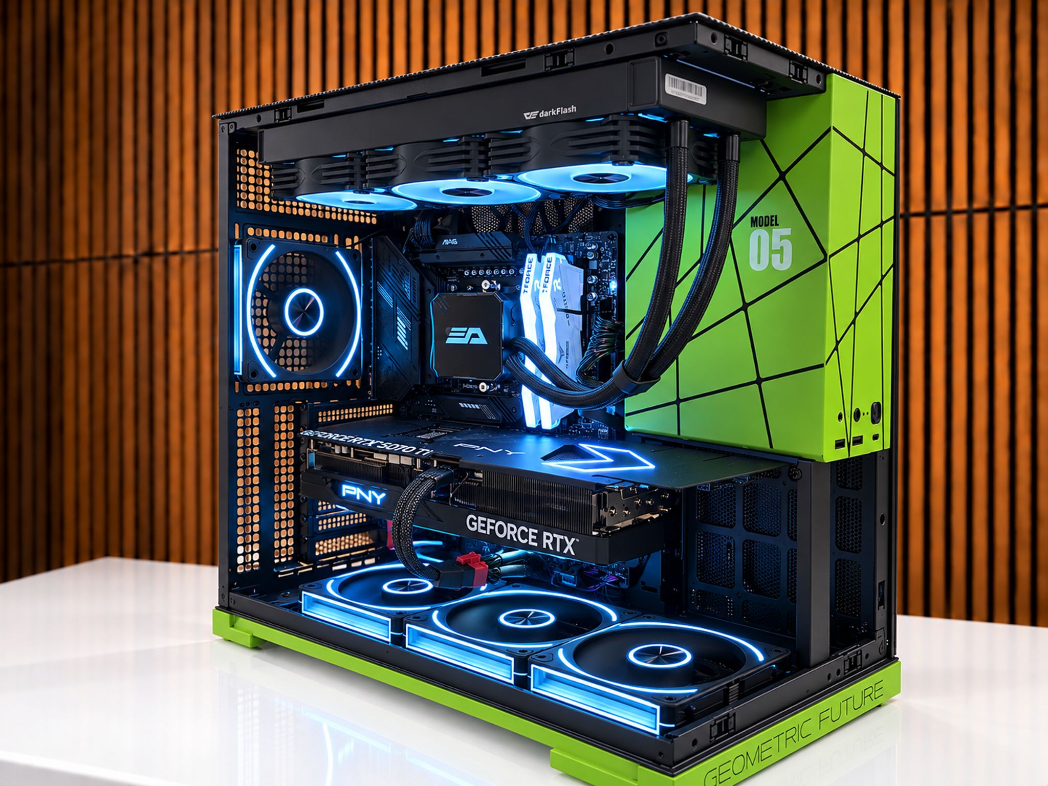 THE HULK 💚 v3| RTX 5070 TI 16GB | Ryzen 9 7950X3D | 32GB DDR5 | NVME | GOLD PSU | Windows 11 |