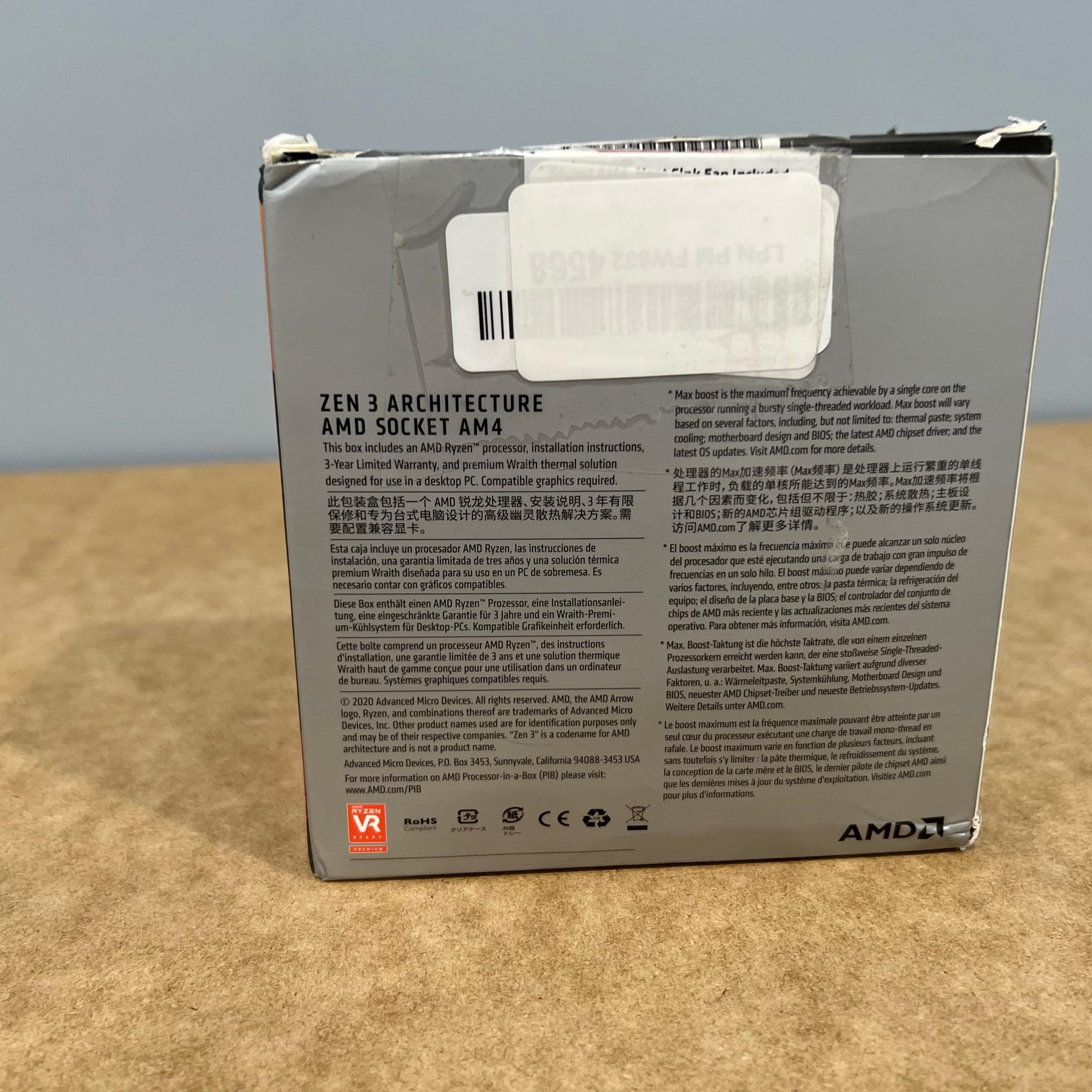 AMD Ryzen 5 5600 | and wraith cooler|