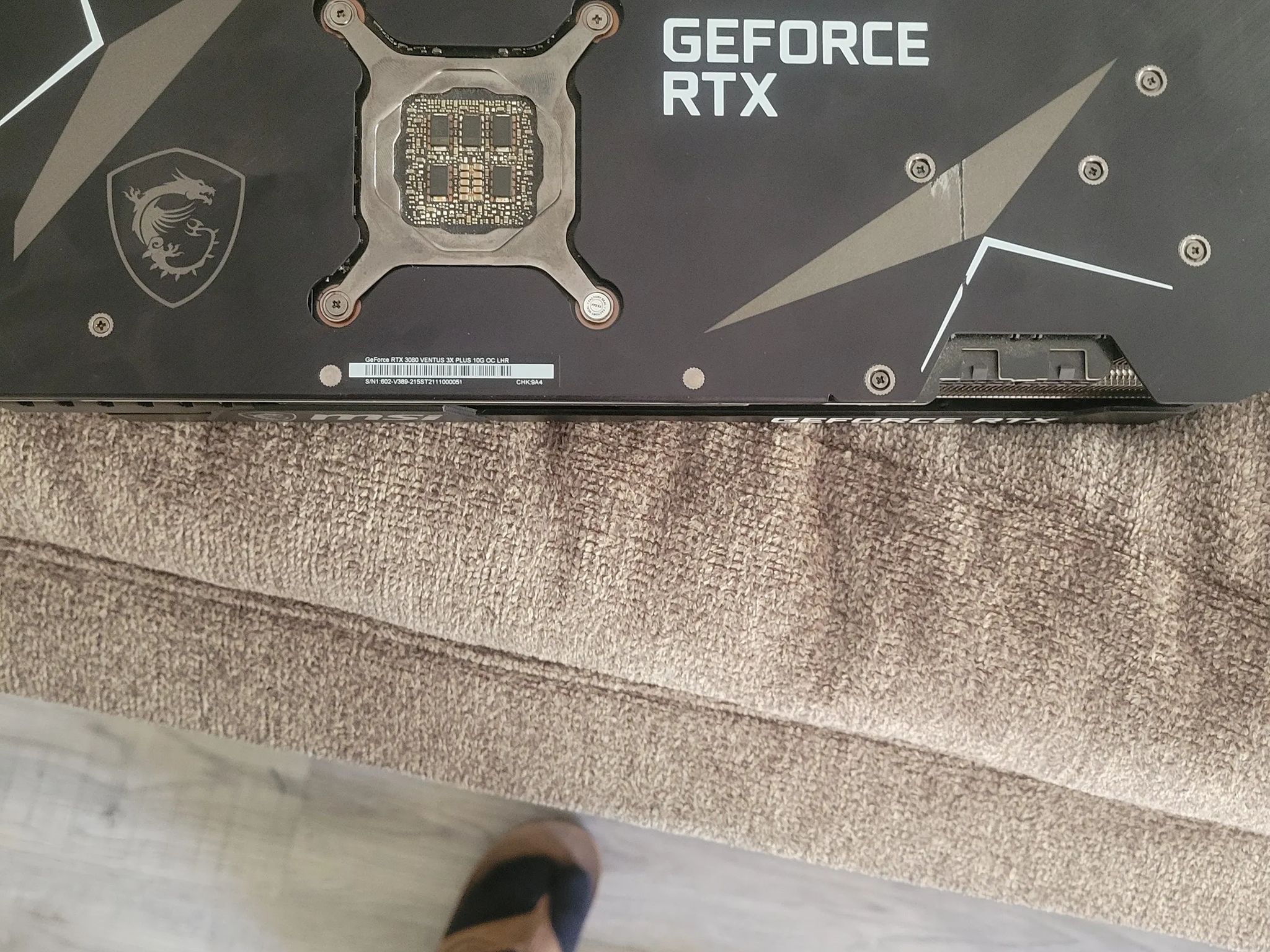RTX 3080 MSI 12 GIG PRICED TO SELL