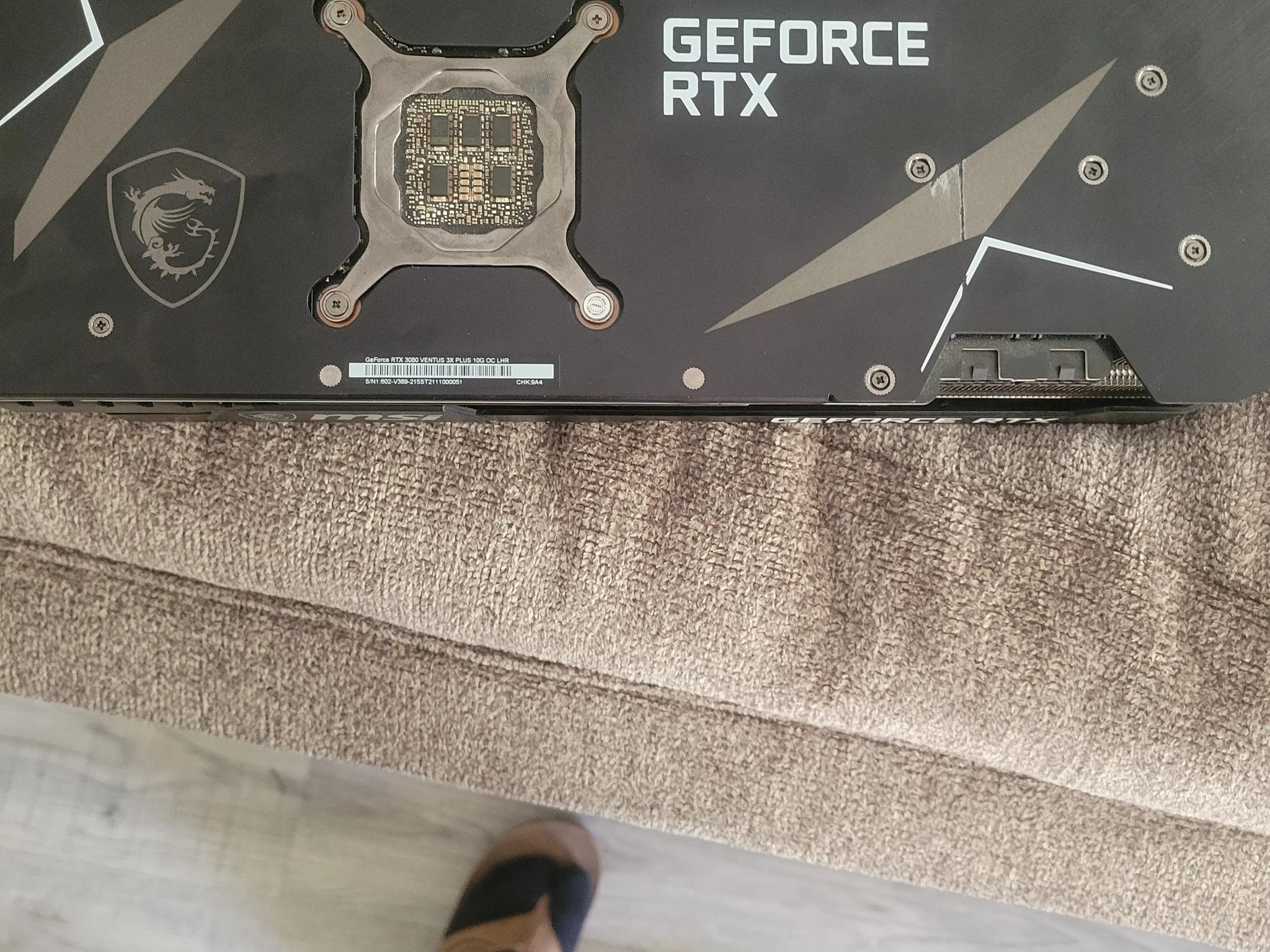 RTX 3080 MSI 12 GIG PRICED TO SELL