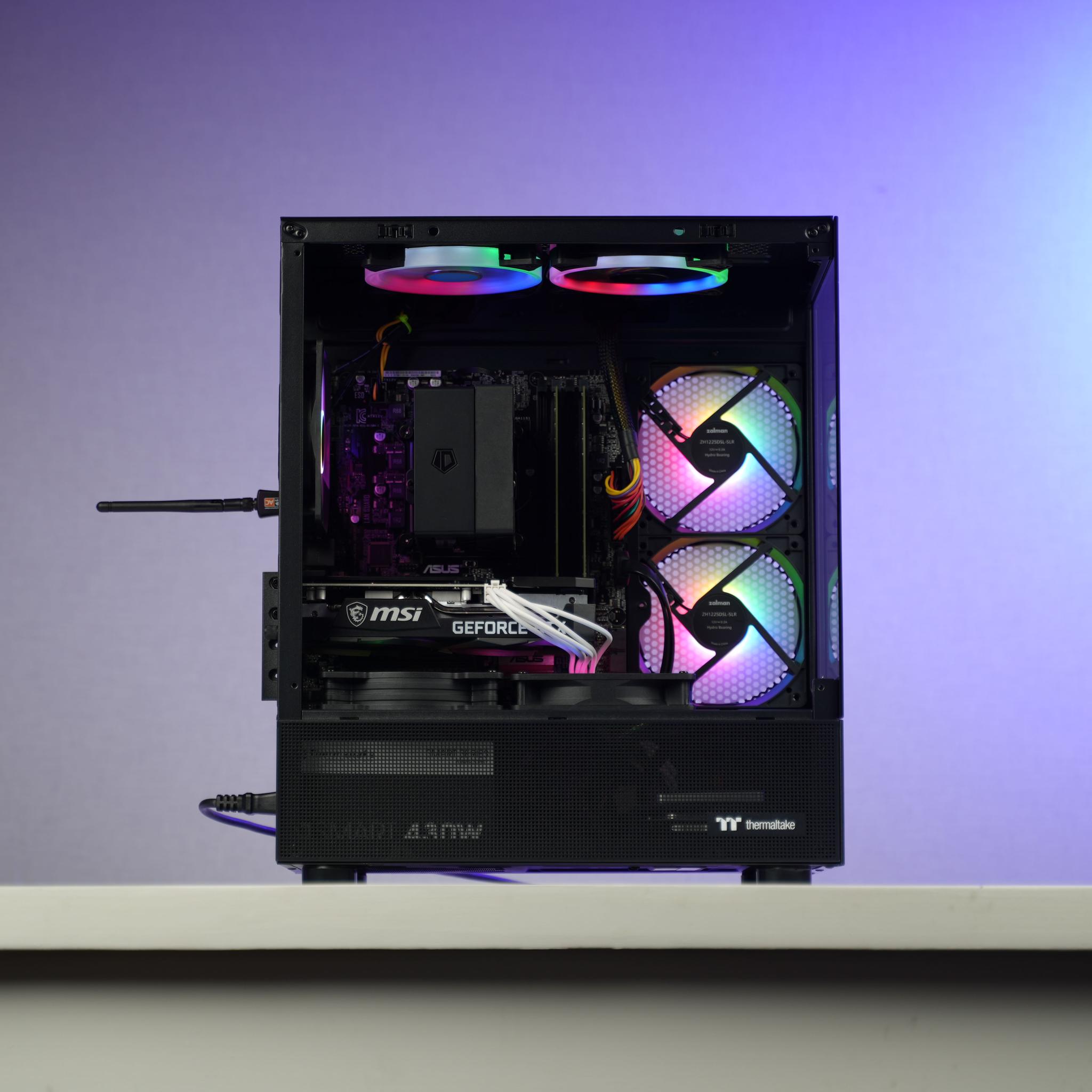 “VIEWFORM” RTX 3050 Intel i7 7700 16GB 1.3TB Windows 11 Gaming PC Powerhouse