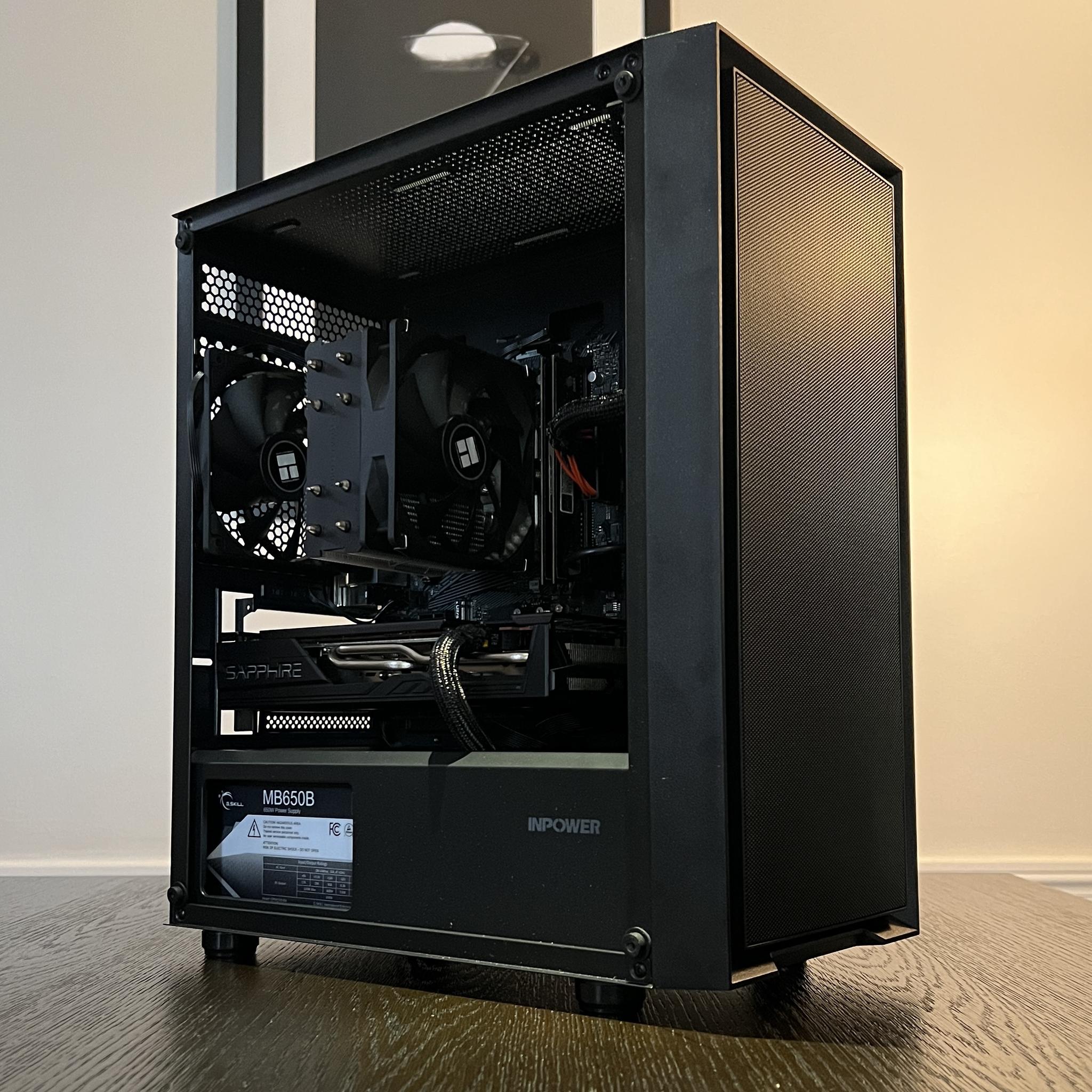⚫️BLACK OUT⚫️|| Ryzen 5 3600 + Radeon RX 5600XT || Non-RGB