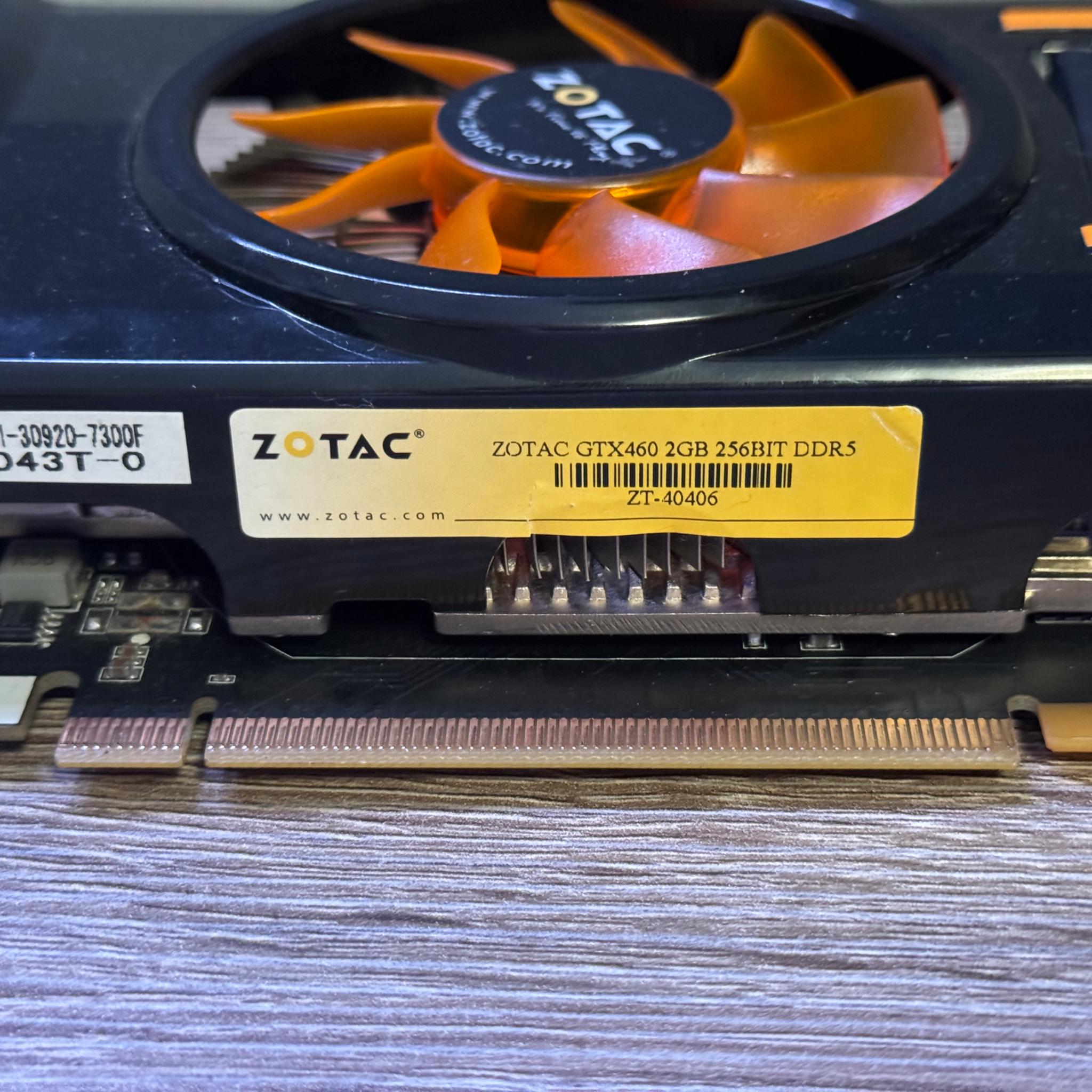 Zotac GTX460 AMP Edition 2GB!! DDR5 HDMI DVI & DP Works