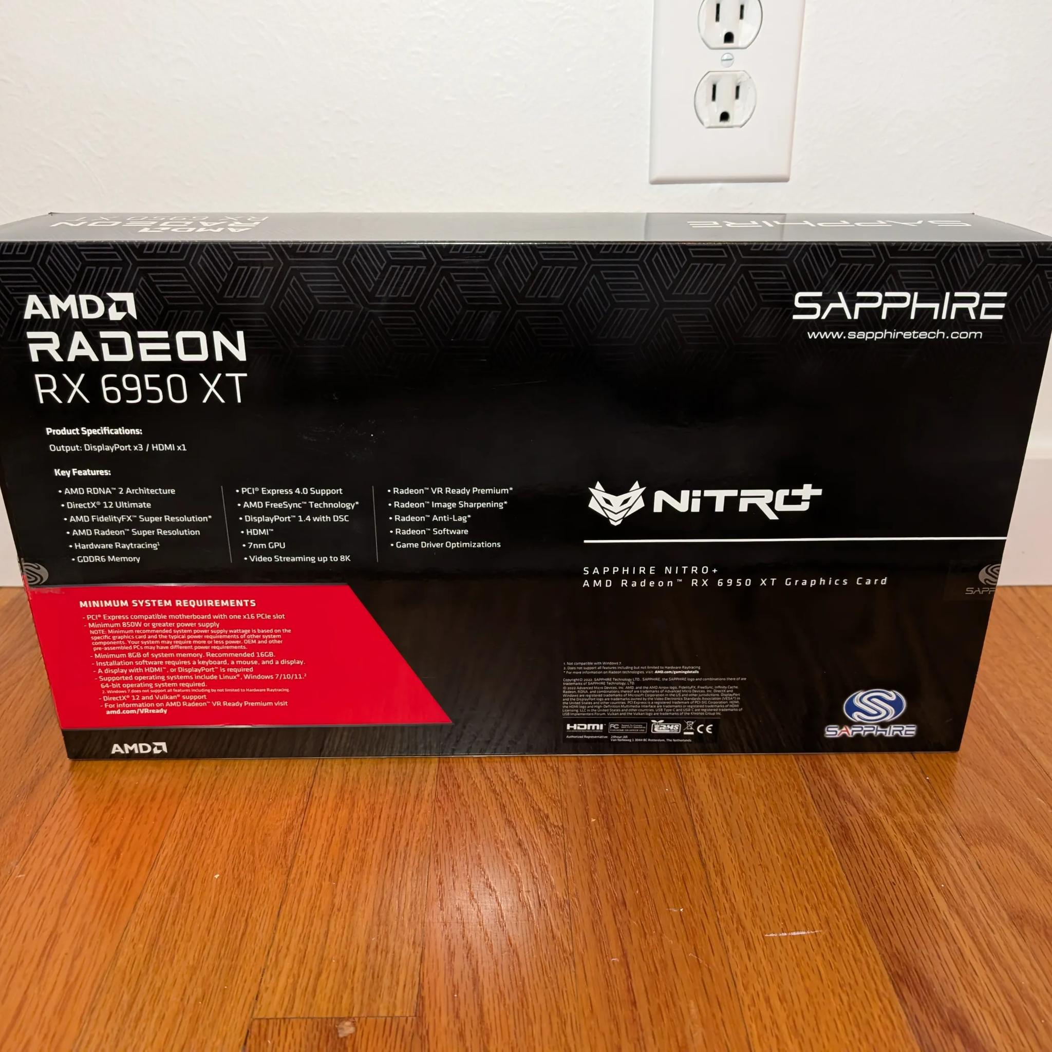 Sapphire RX 6950 XT (Like New - Original Box)