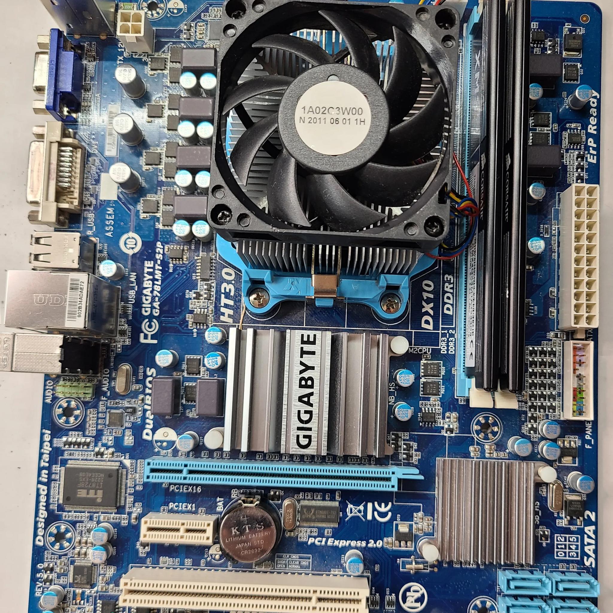 MOBO AMD Phenom II CPU & 8GB DDR3 Ram Combo