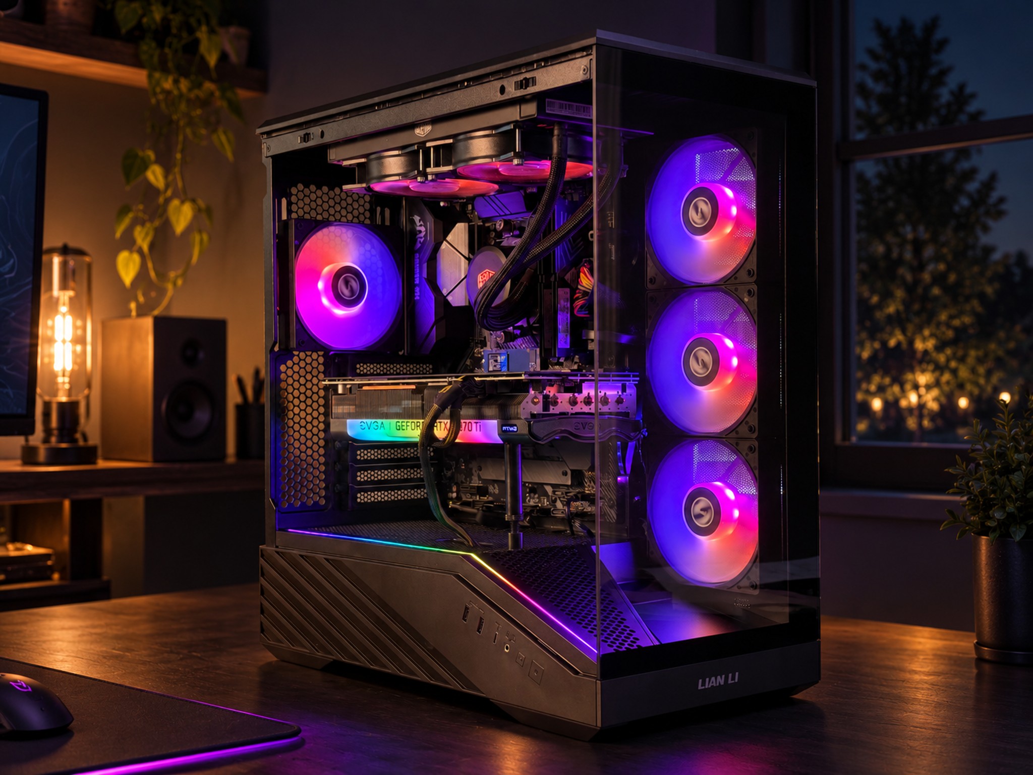 🎆 HUE Gaming PC | RTX 3070 TI | Ryzen 9 5900x | 32GB RAM | 2TB NVME | WiFi & BT | FREE SHIPPING