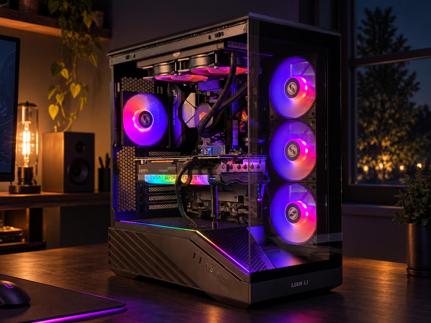 🎆 HUE Gaming PC | RTX 3070 TI | Ryzen 9 5900x | 32GB RAM | 2TB NVME | WiFi & BT | FREE SHIPPING