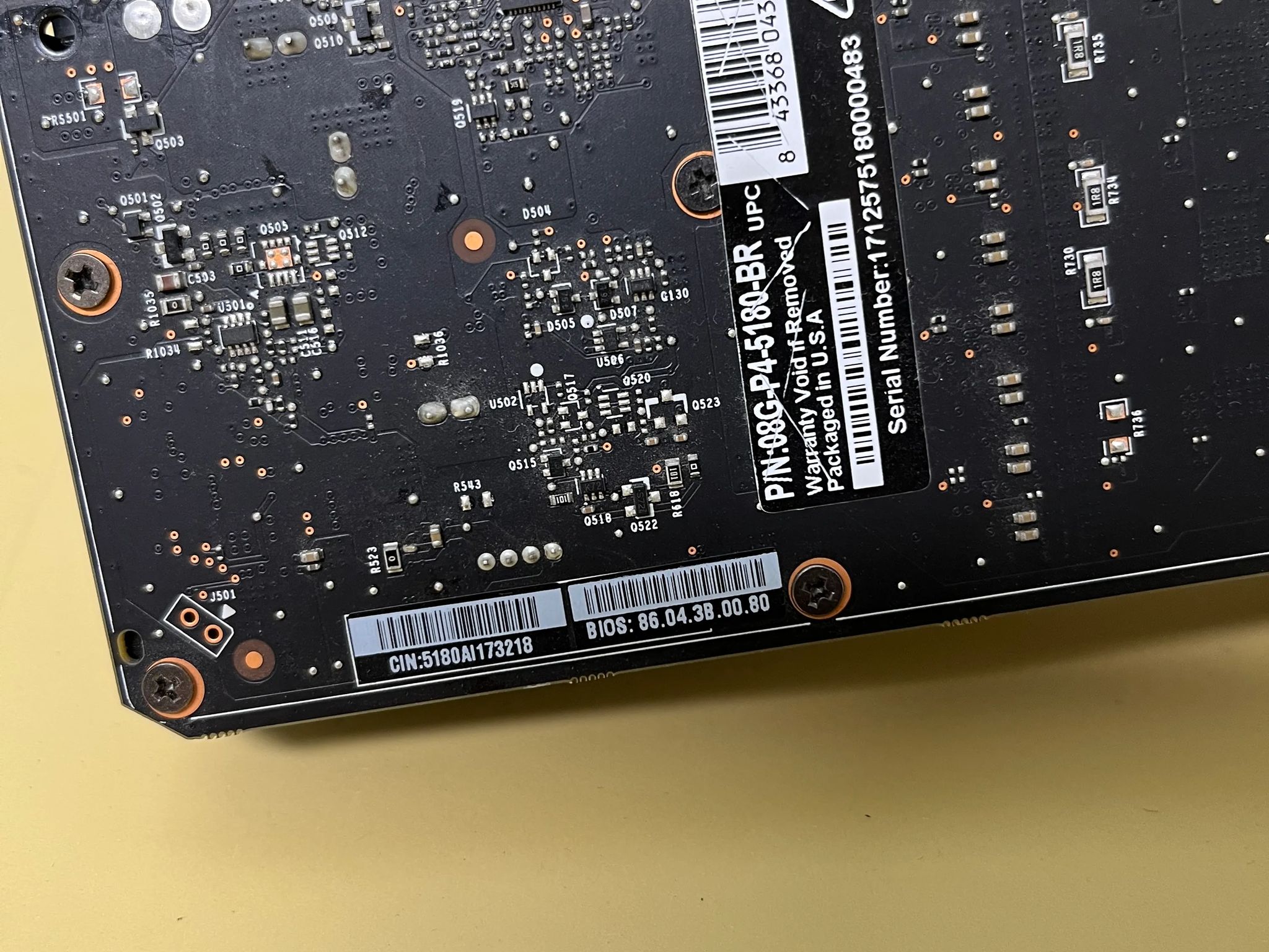 EVGA GTX 1080 GAMING Graphic Card