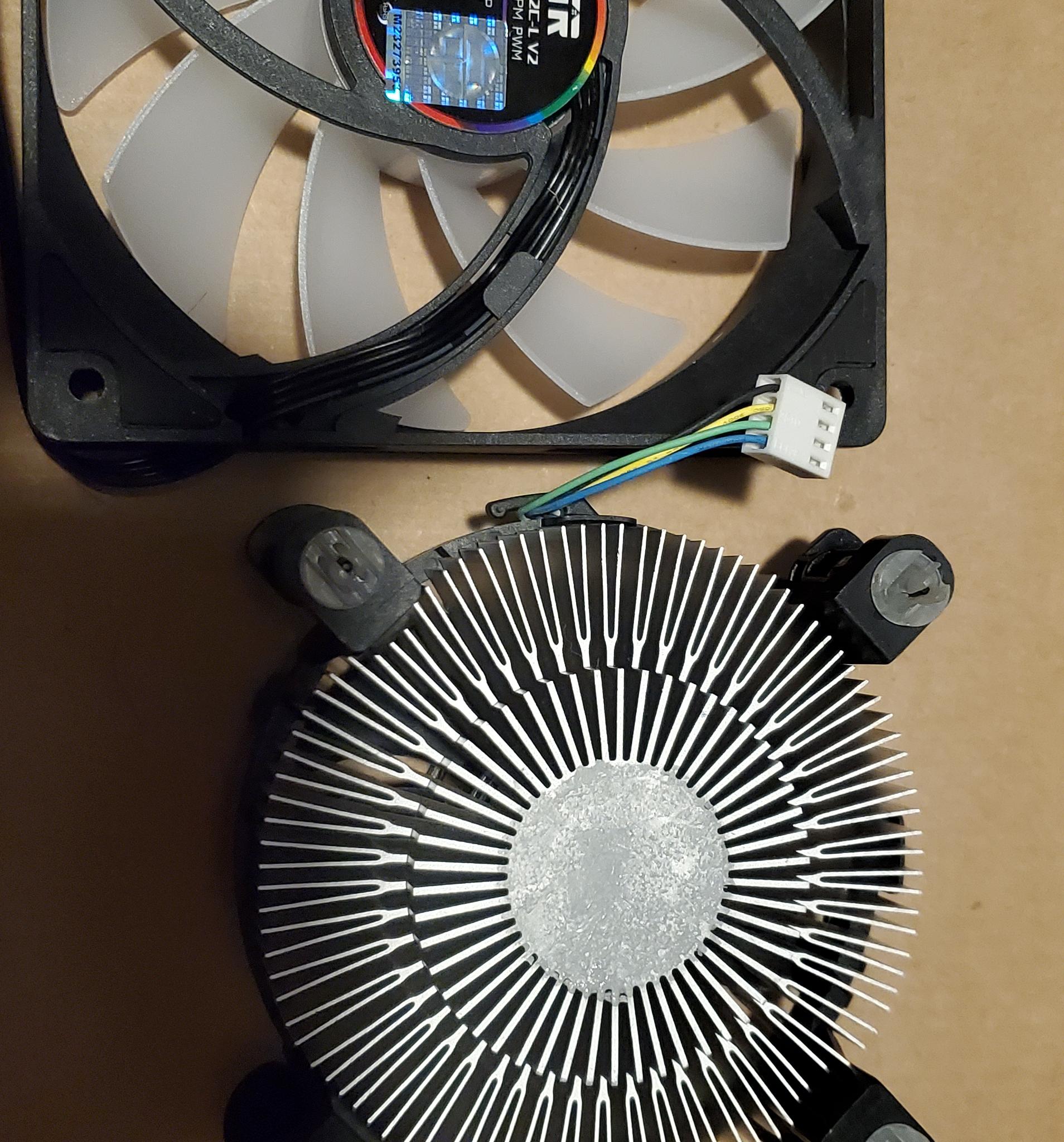 120mm fan & Intel stock cooler