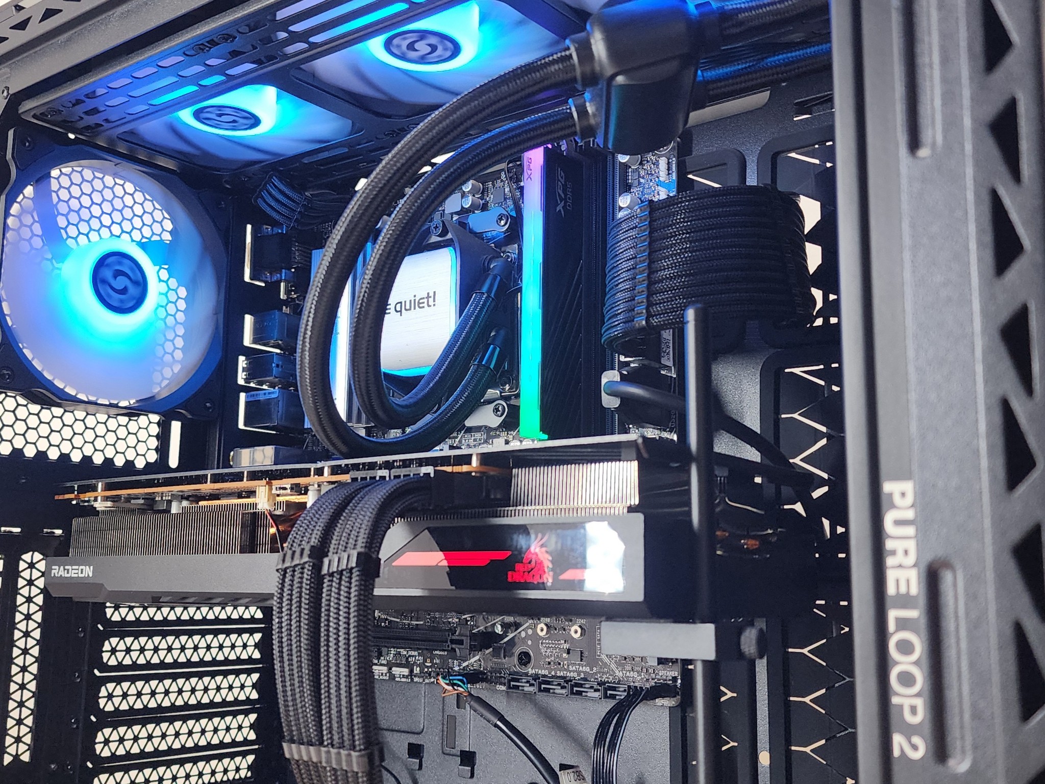 Gaming PC Ryzen 7 9700X 16GB RAM 1TB SSD RX 6800 XT 16GB Windows 11 Computer