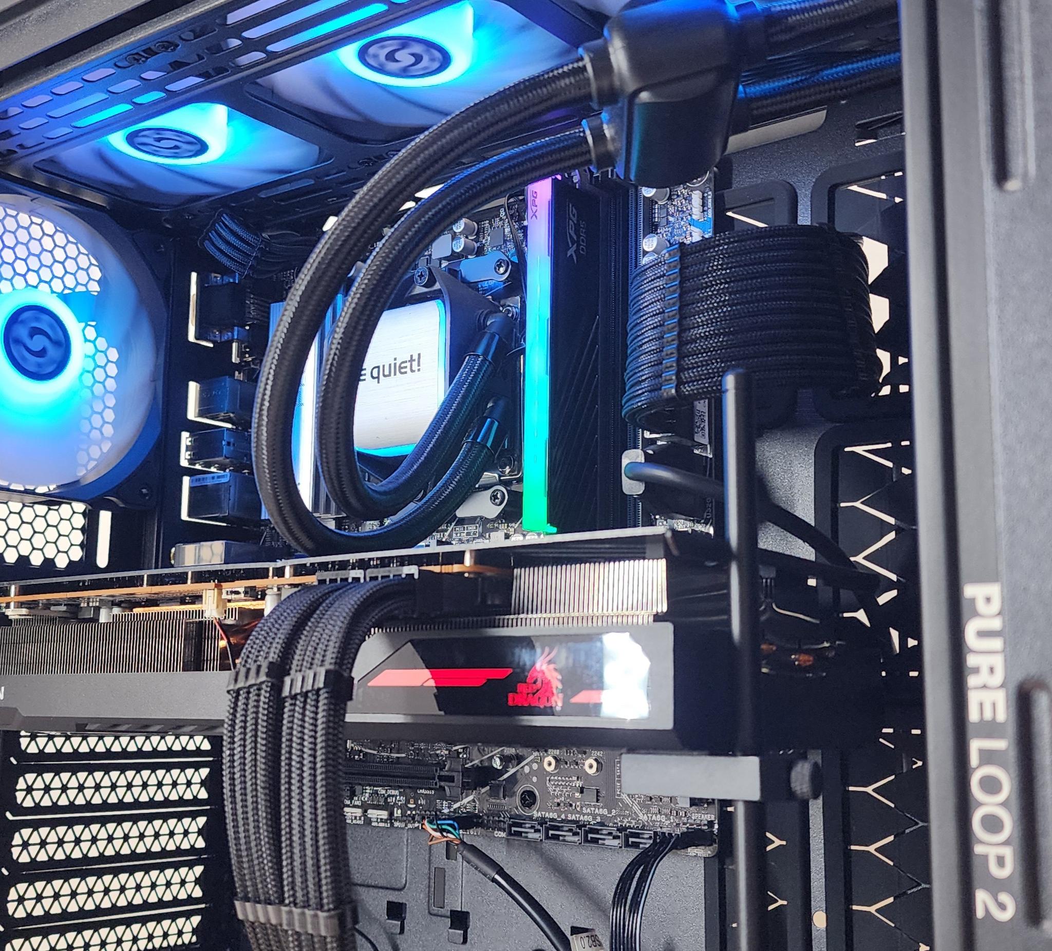 Gaming PC Ryzen 7 9700X 16GB RAM 1TB SSD RX 6800 XT 16GB Windows 11 Computer