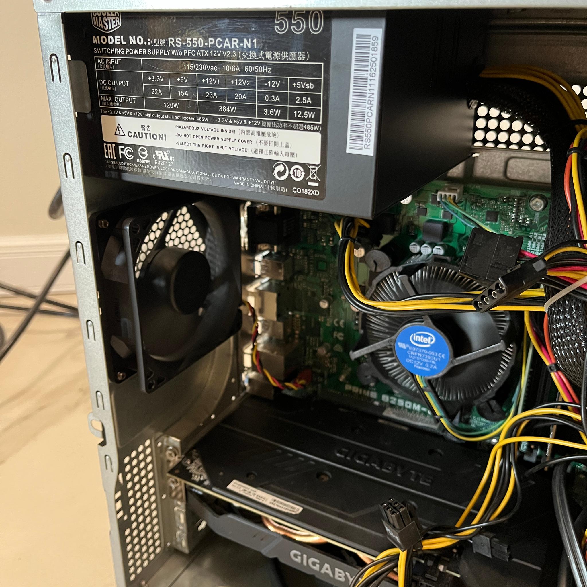 NVIDIA RTX 2060, Intel Core i5-7500, 16GB RAM, 480 GB SSD - Sleeper Office Gaming PC w/ Wi-Fi & BT