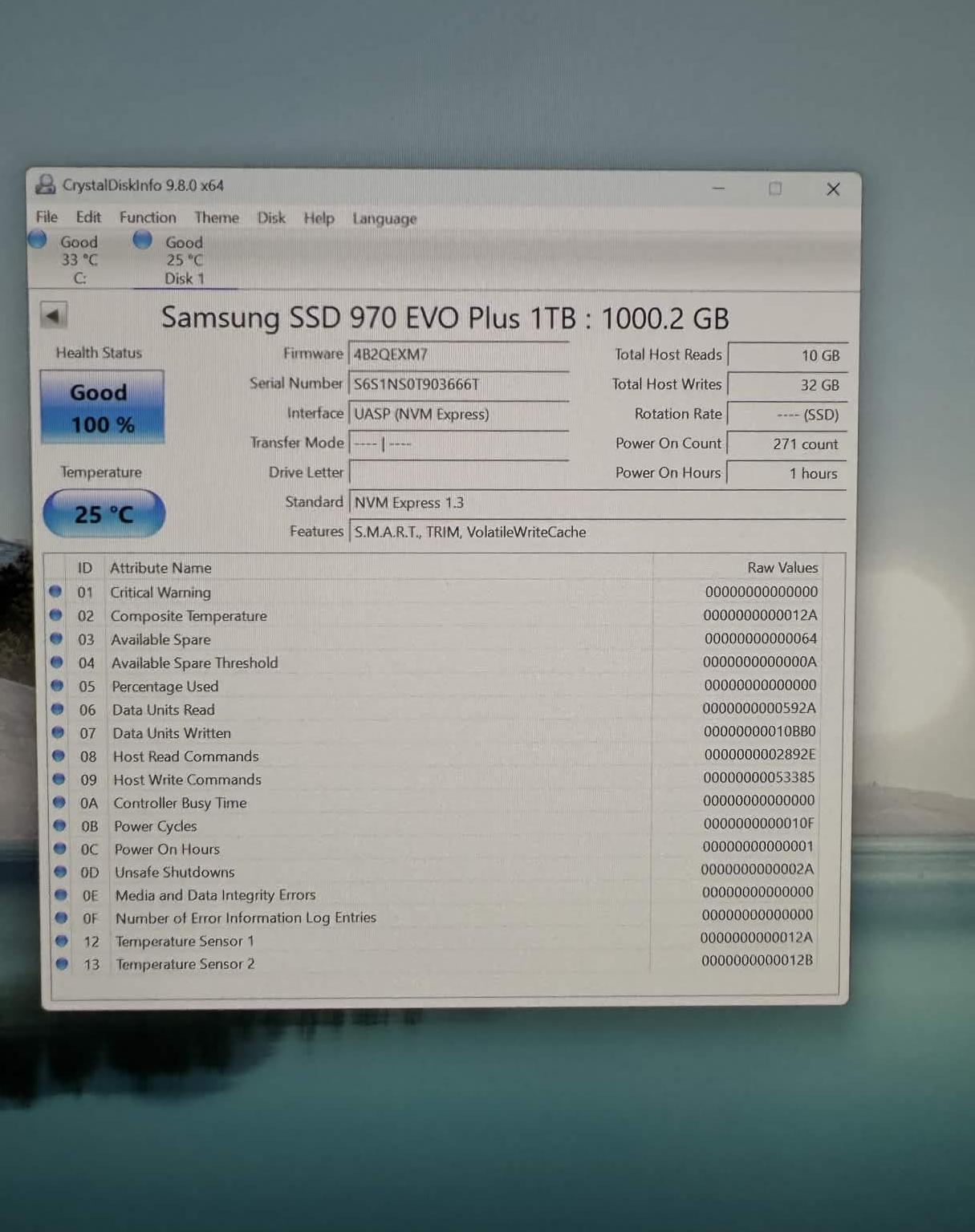 Samsung 970 EVO Plus 1TB NVMe m.2 SSD