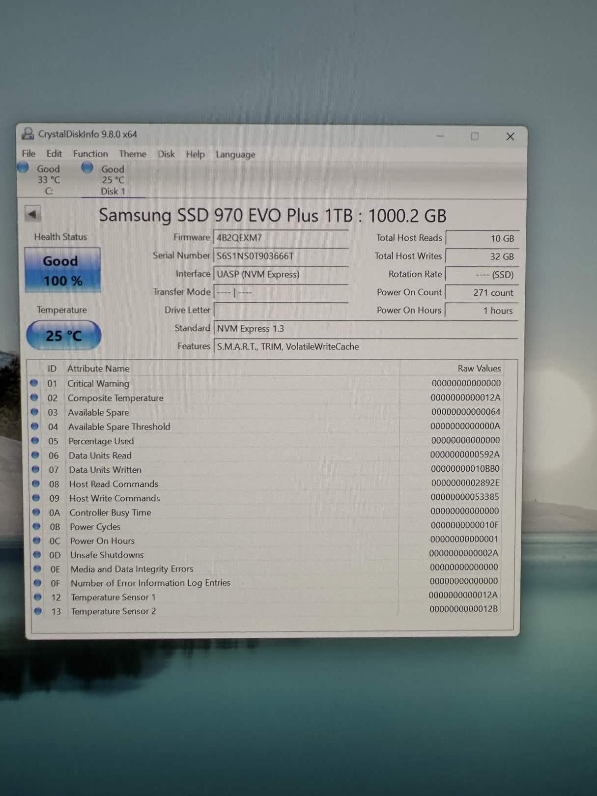 Samsung 970 EVO Plus 1TB NVMe m.2 SSD
