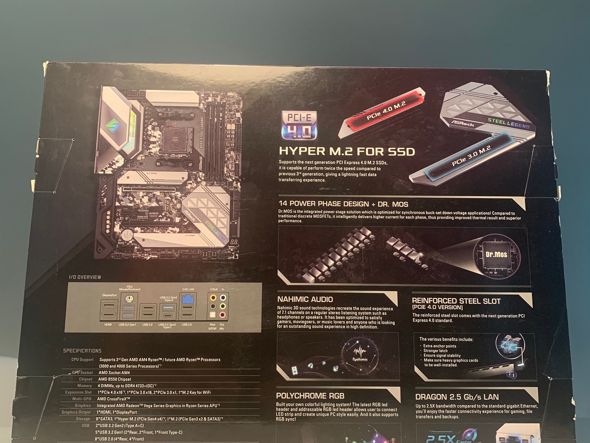 ASRock B550 Steel Legend Motherboard - BRAND NEW!