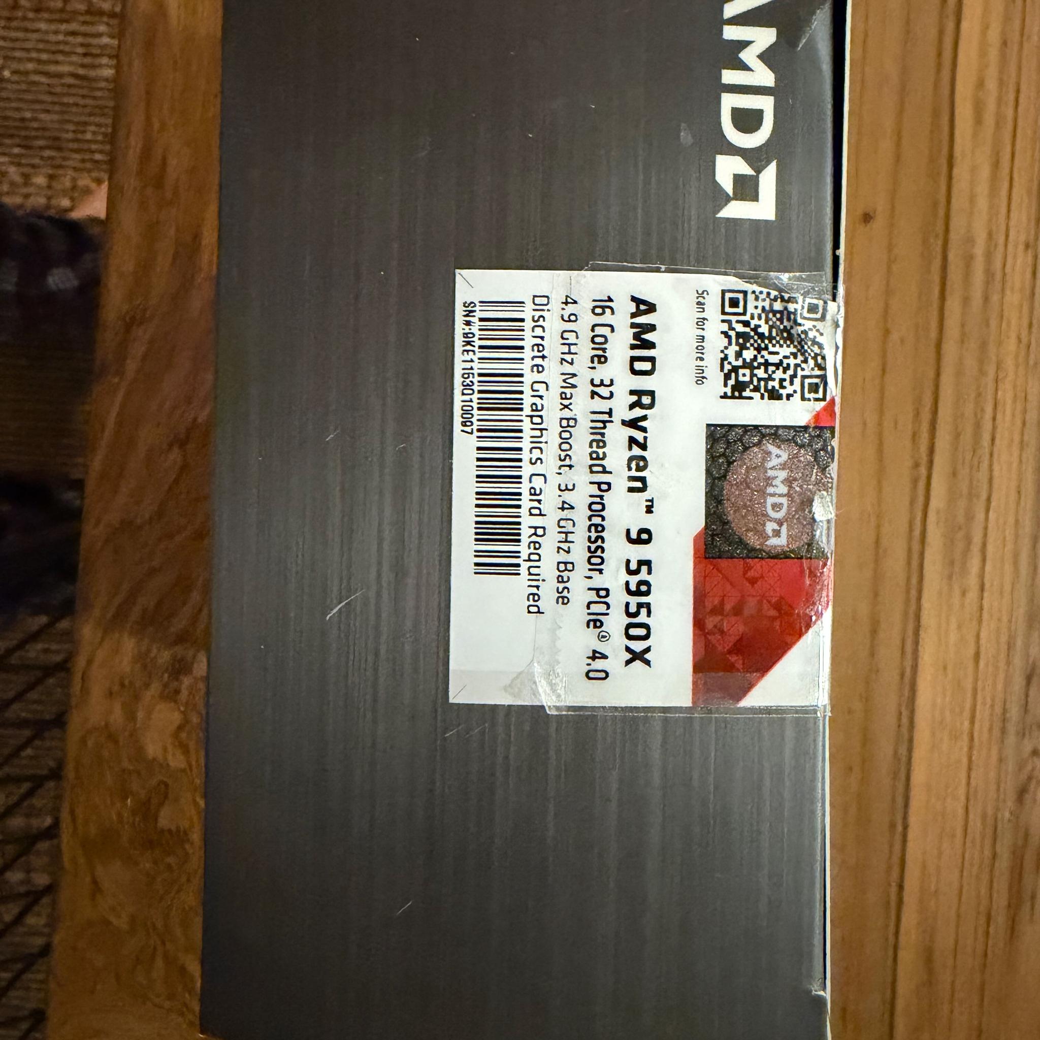AMD Ryzen 9 5950X 16-Core 3.4GHz Processor - Used