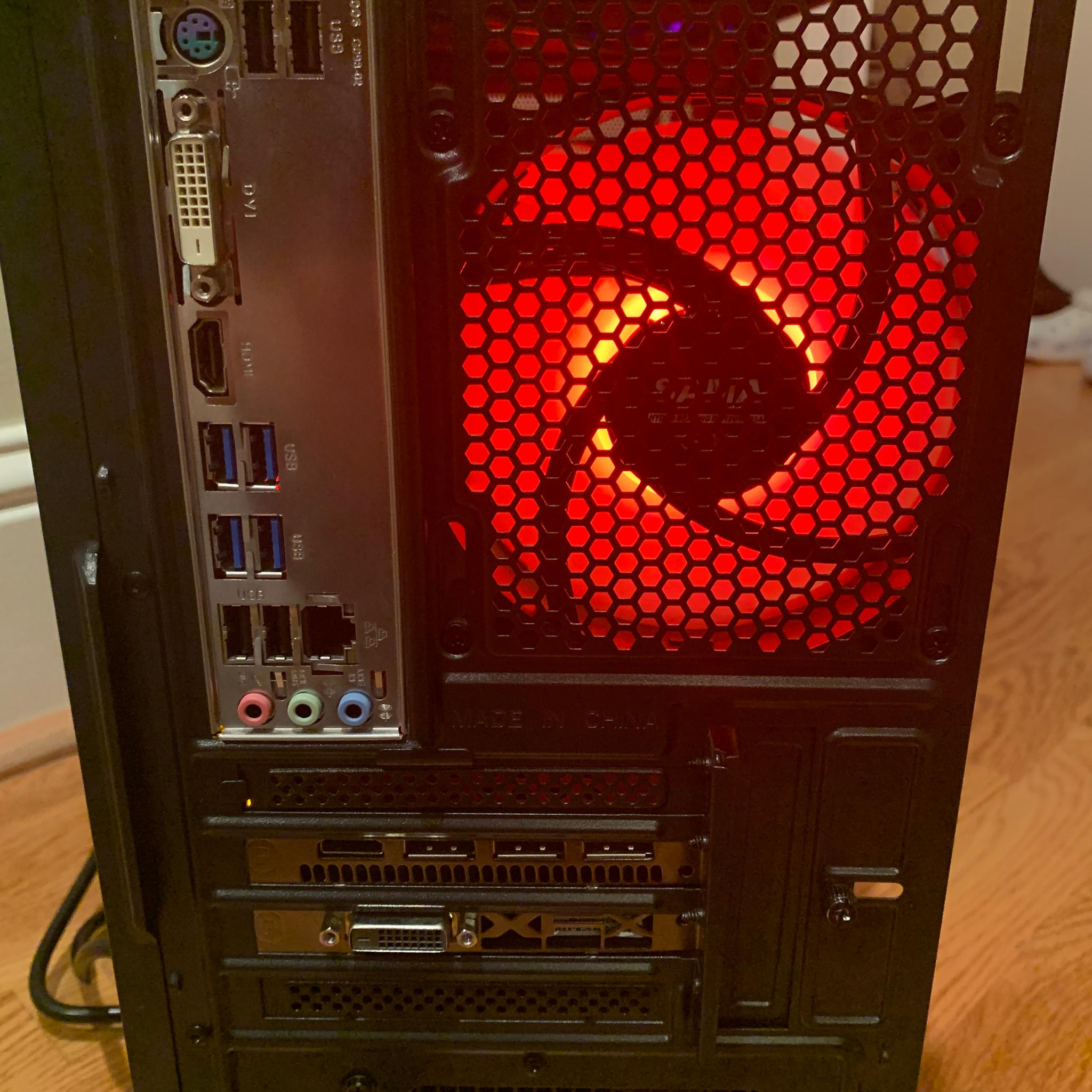 RX 580 8GB R5 2300x FORTNITE READY CUSTOM GAMING PC 16GB RAM 1000GB WINDOWS 10 aRGB LIGHTING WINDOWS