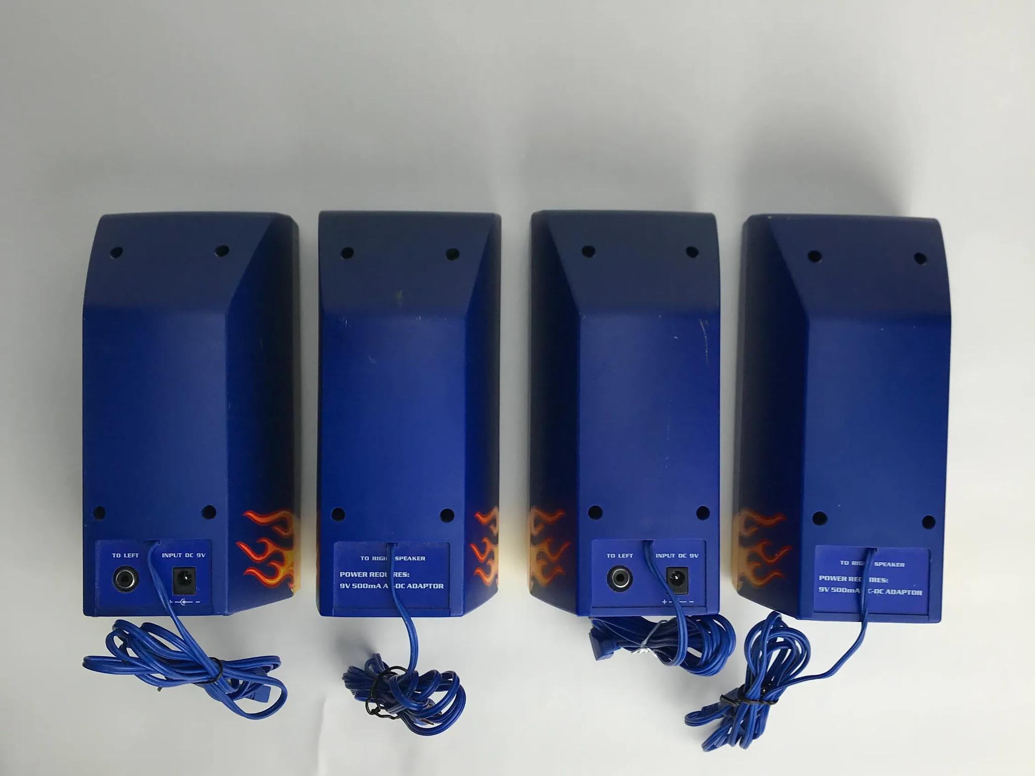 2 pairs! Vintage Hot Wheels Speakers | Patriot Computers EHC333P |