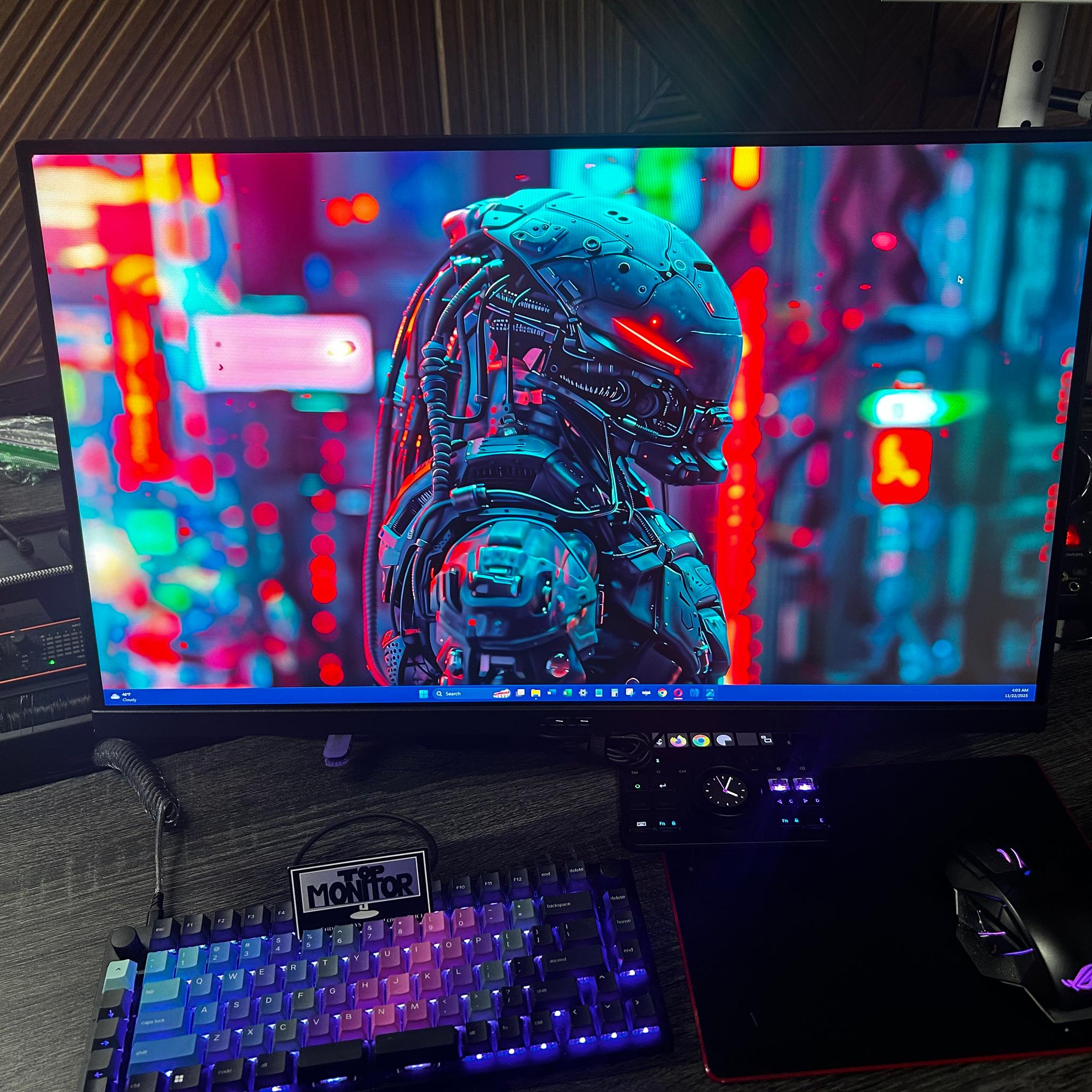 ASUS TUF 27" (170hz) 2K Resolution (2560 x 1440) Extreme Low Motion Blur, HDR400 Gaming Monitor