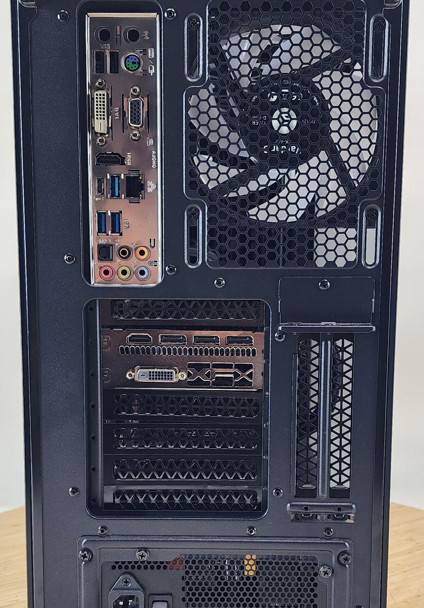Gaming PC i7-6700K 16GB RAM 256GB SSD RX 580 8GB Windows 11 Computer