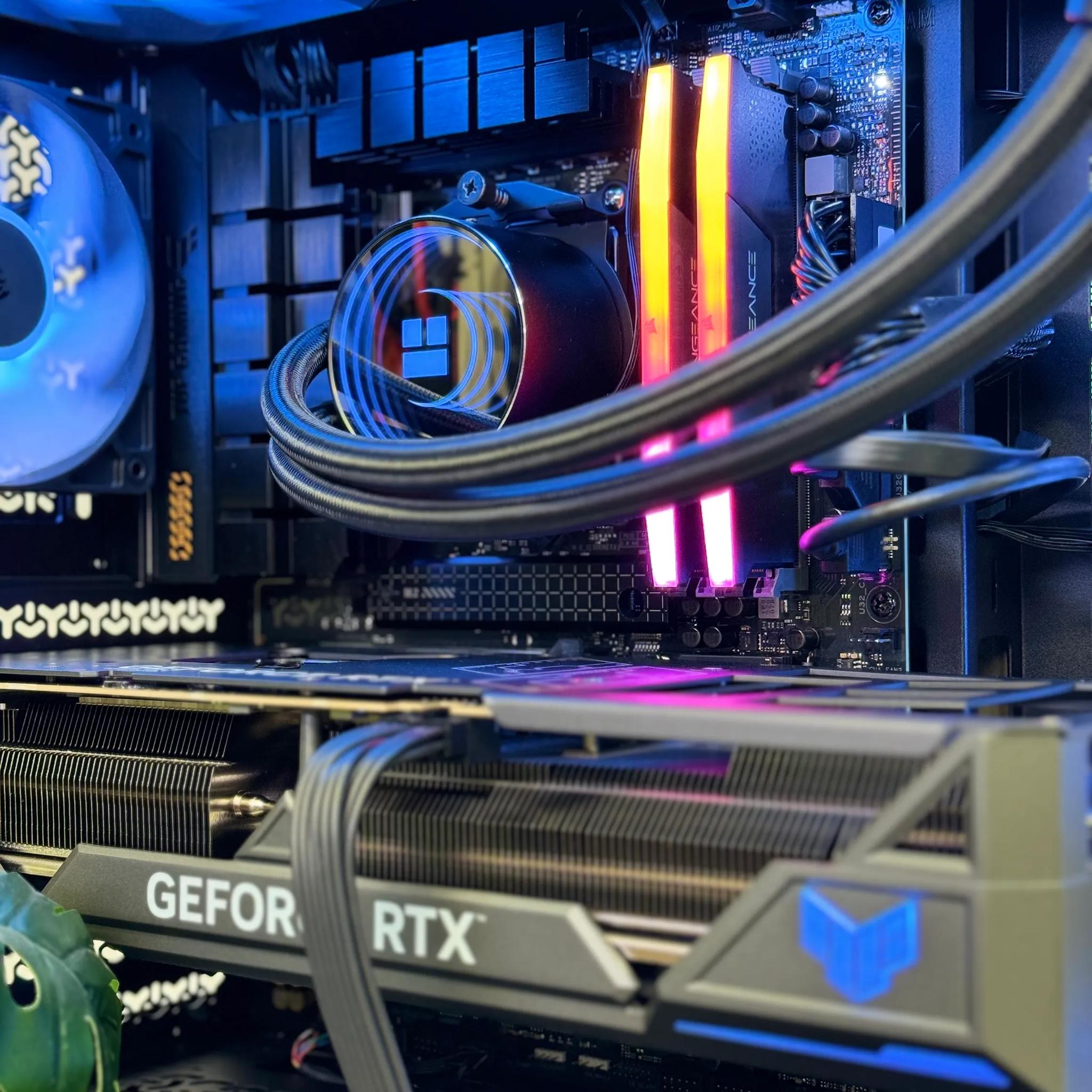 Dominator Super Gaming PC | Asus 4080 SUPER OC 7800x3D 2TB SSD NVMe Corsair 32GB DDR5 Corsair 1000w