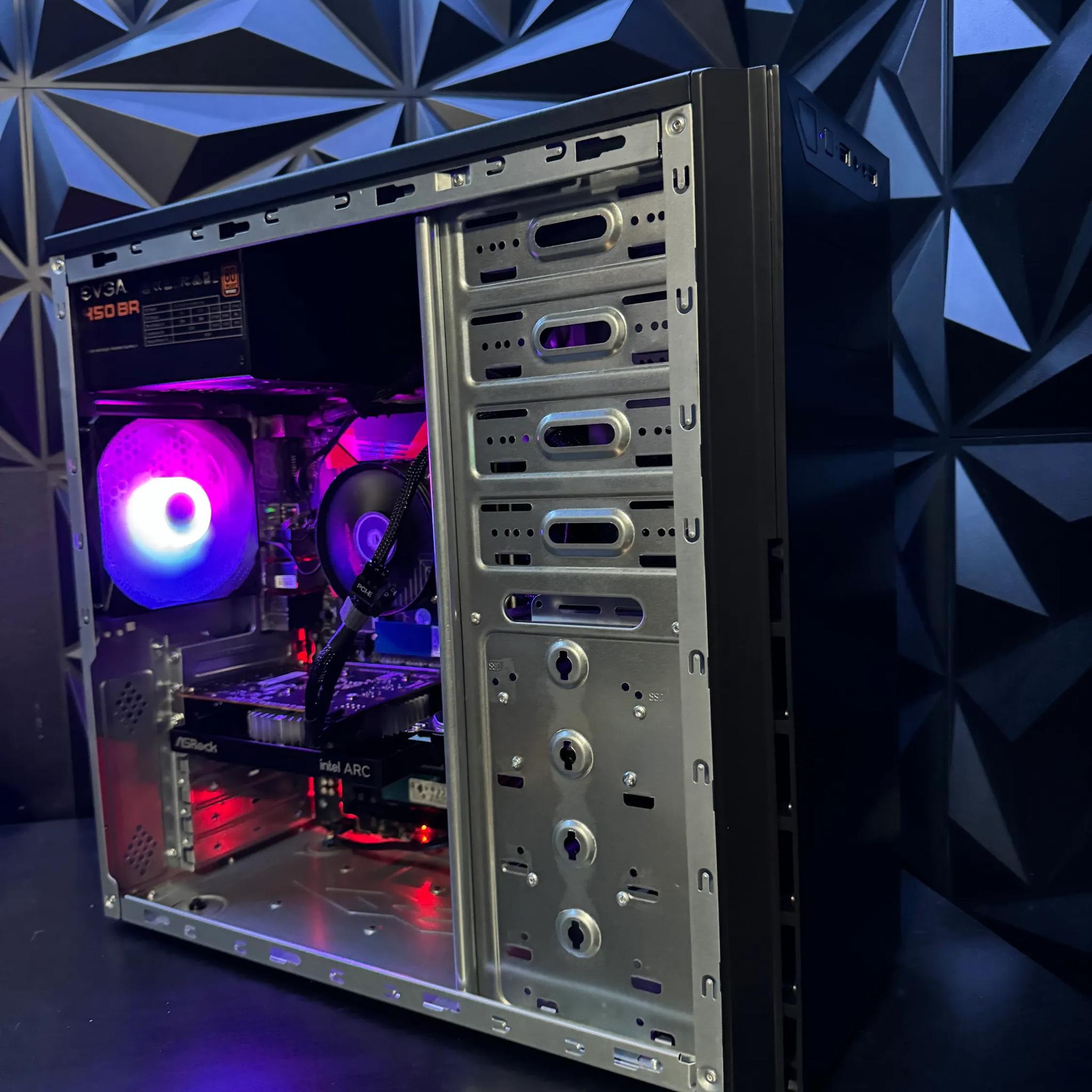 𖥔Black Budget Bomber𖥔 i5 6500|Intel Arc 380 | 16 GB DDR4 𖥔 Tusker Build 6580