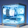 Snow White Gaming PC | Ryzen 5 | RX 9060 XT | 16GB DDR4 RAM | ARGB