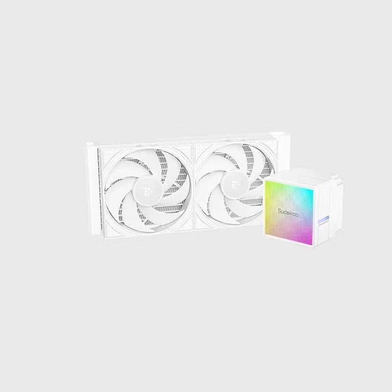 SUDOKOO NEXAURA 240 White Liquid AIO CPU Cooler ARGB diamond glow