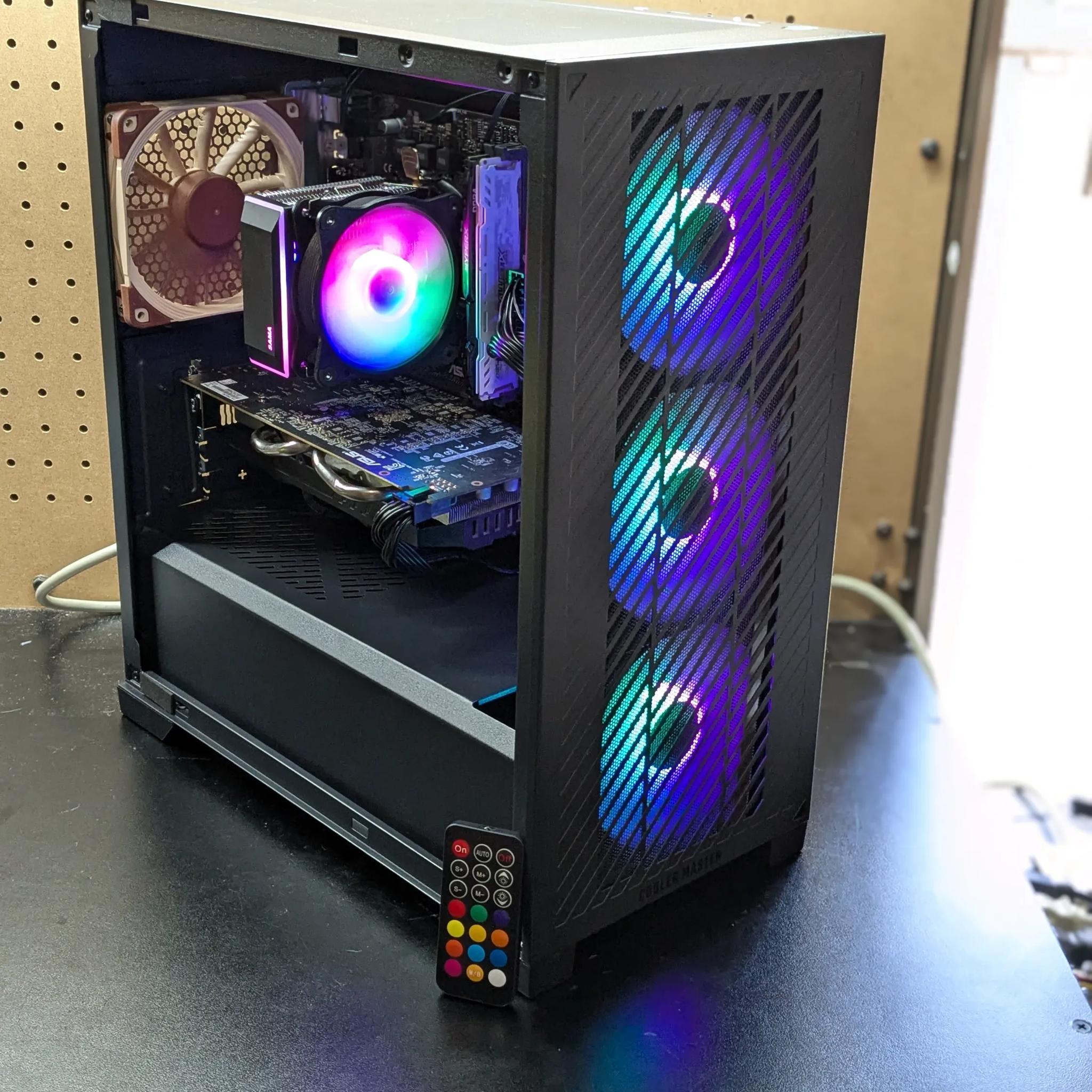 140 FPS Fortnite | 180 Day Warranty | i7-6700, 16GB RAM, RX 480 8GB, 480GB SSD, Win11, RGB