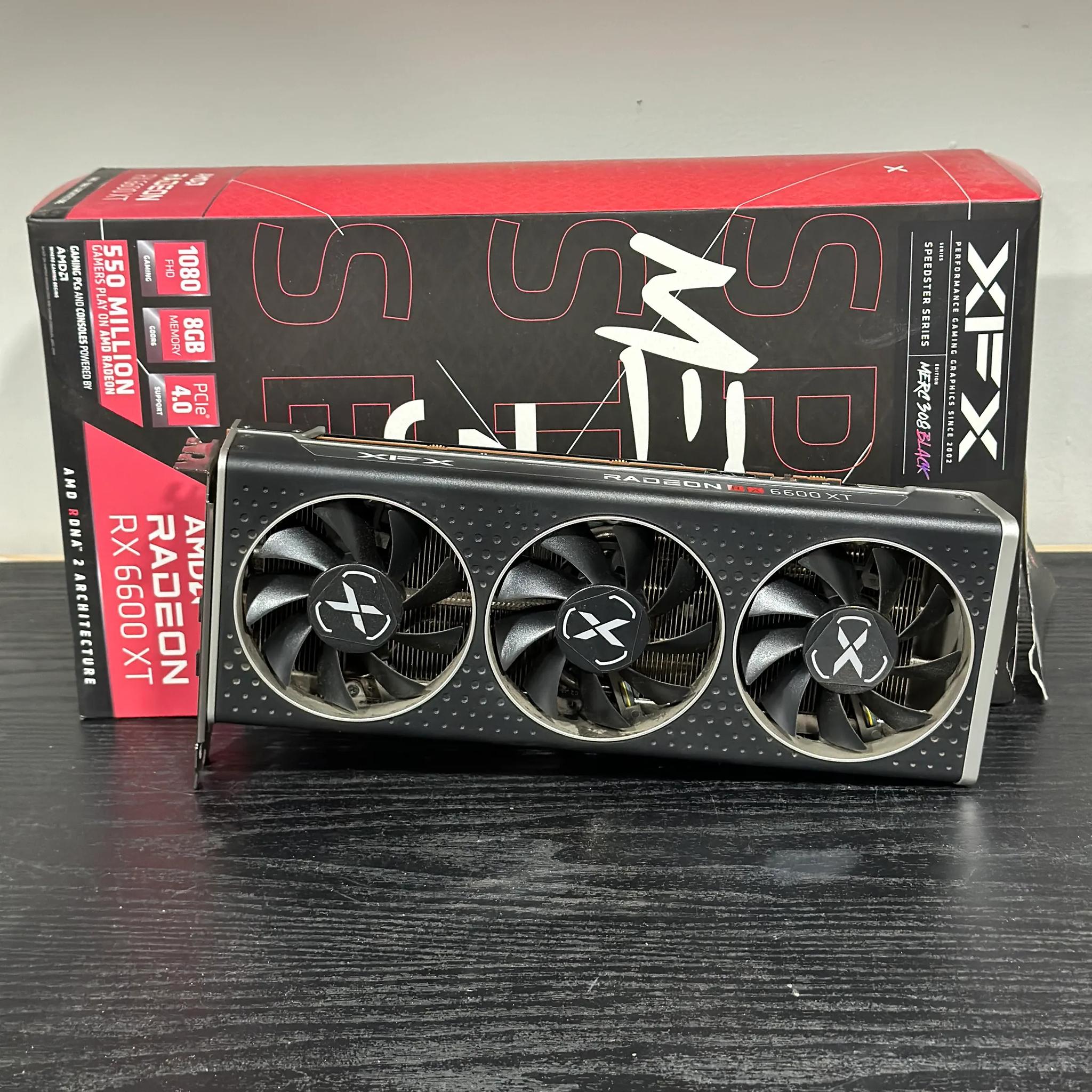 XFX Radeon RX 6600 XT 8GB GDDR6 PCI Express 4.0 BLACK Gaming Graphics Card