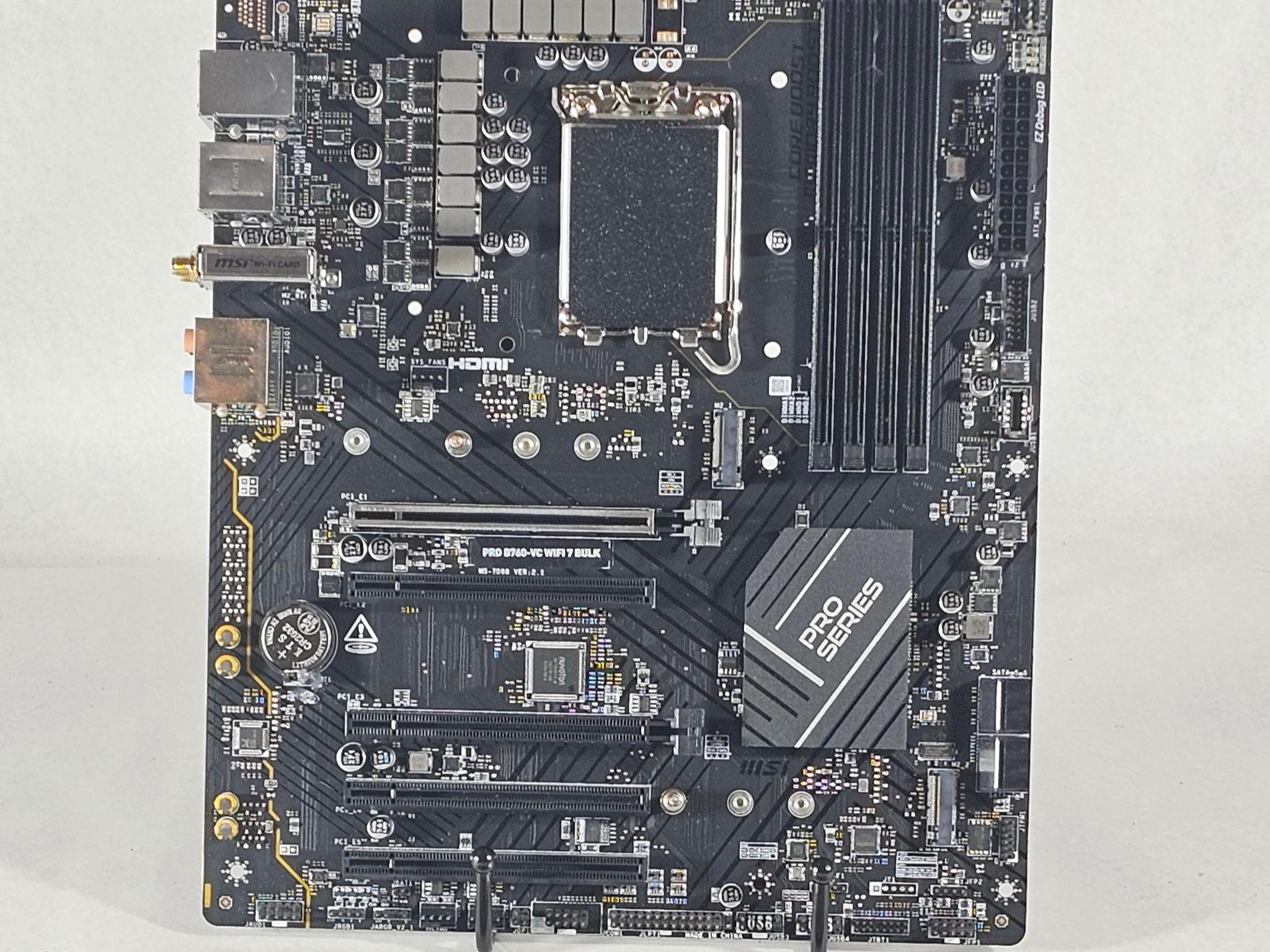 MSI B760 PRO SERIES PRO B760-VC WIFI 7 BULK LGA1700 DDR5 ATX Motherboard