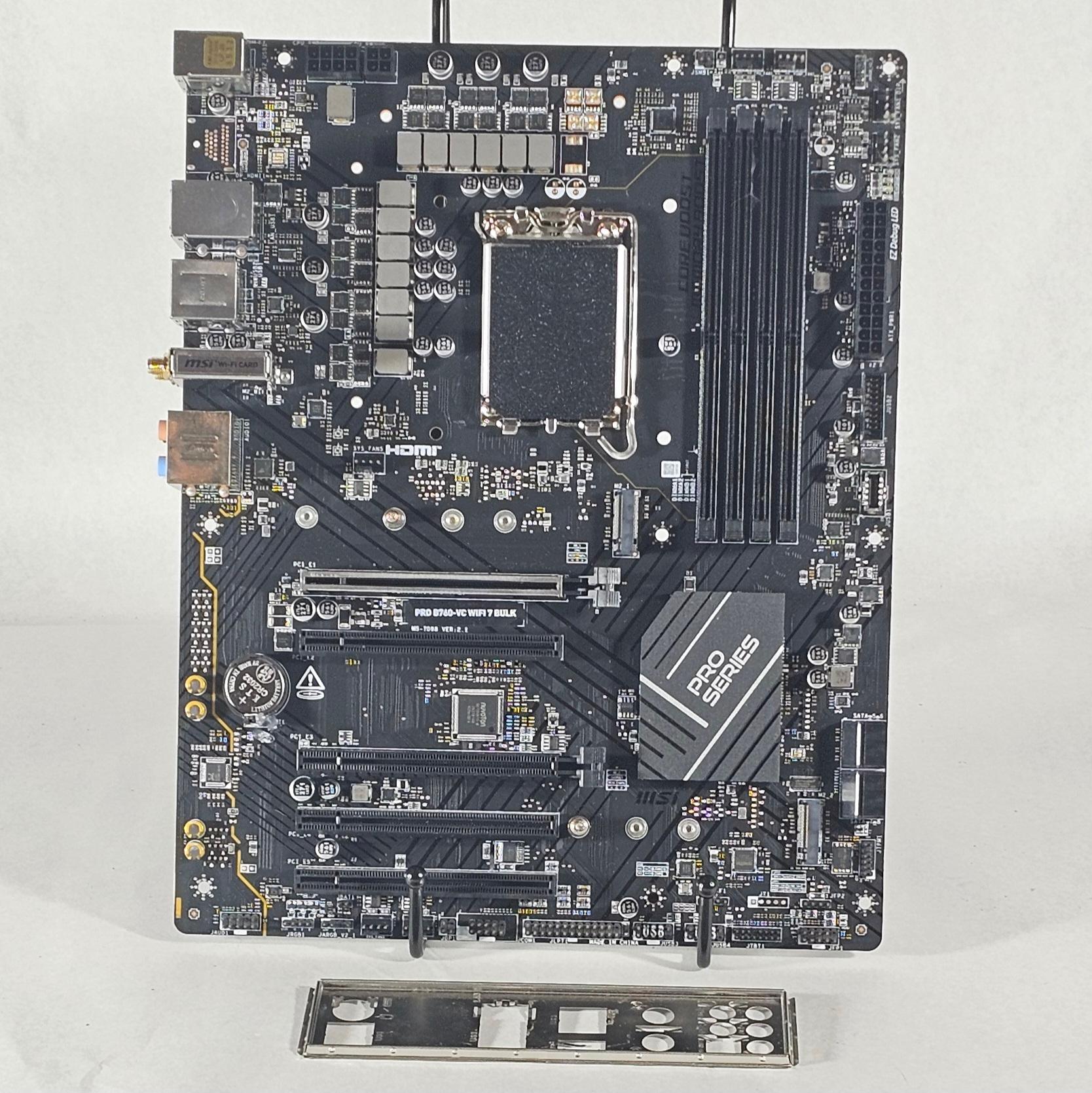 MSI B760 PRO SERIES PRO B760-VC WIFI 7 BULK LGA1700 DDR5 ATX Motherboard