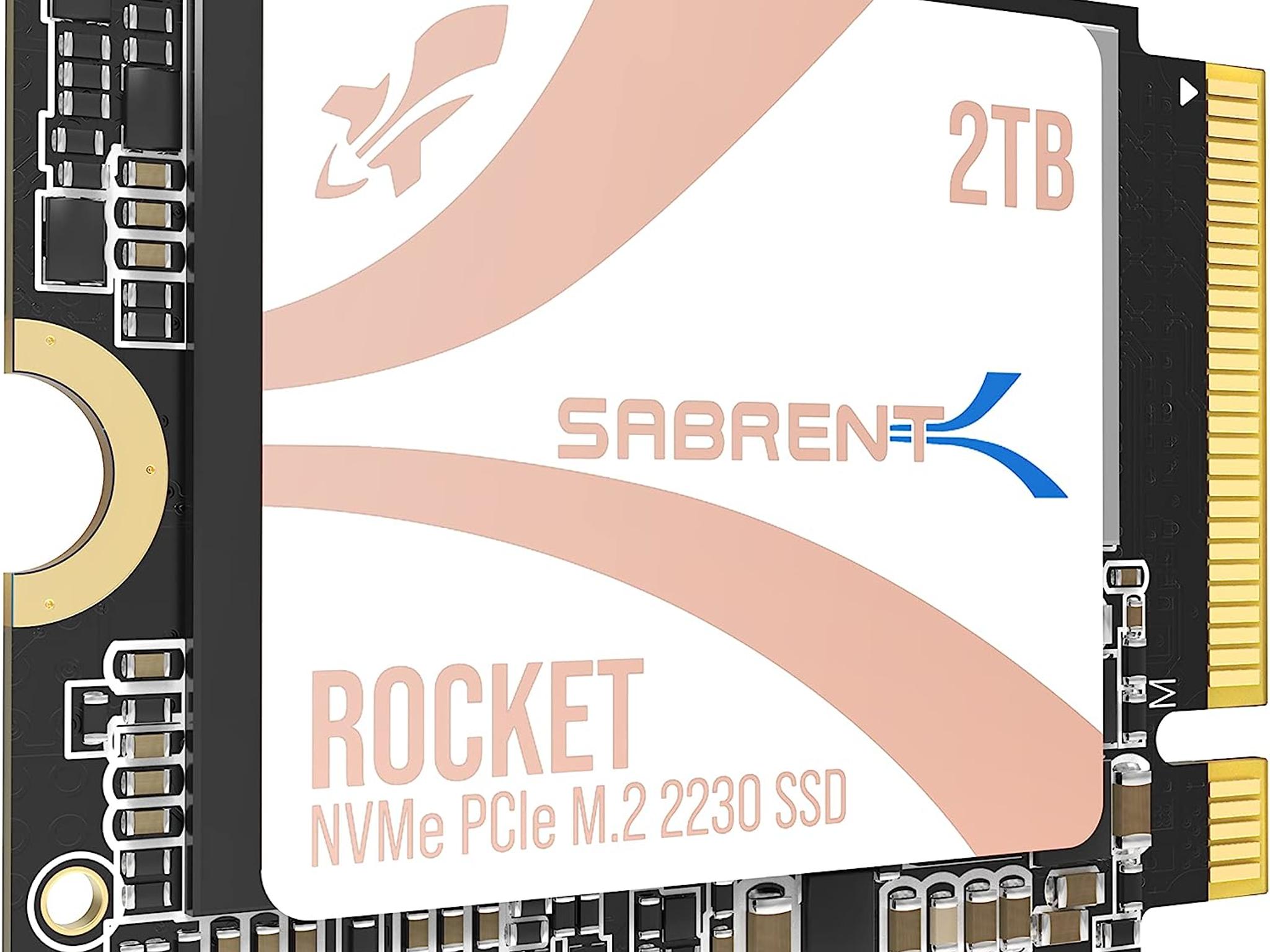 Steam Deck SSD 2TB SABRENT Rocket 2230 NVMe 4.0 High Performance PCIe 4.0 2TB