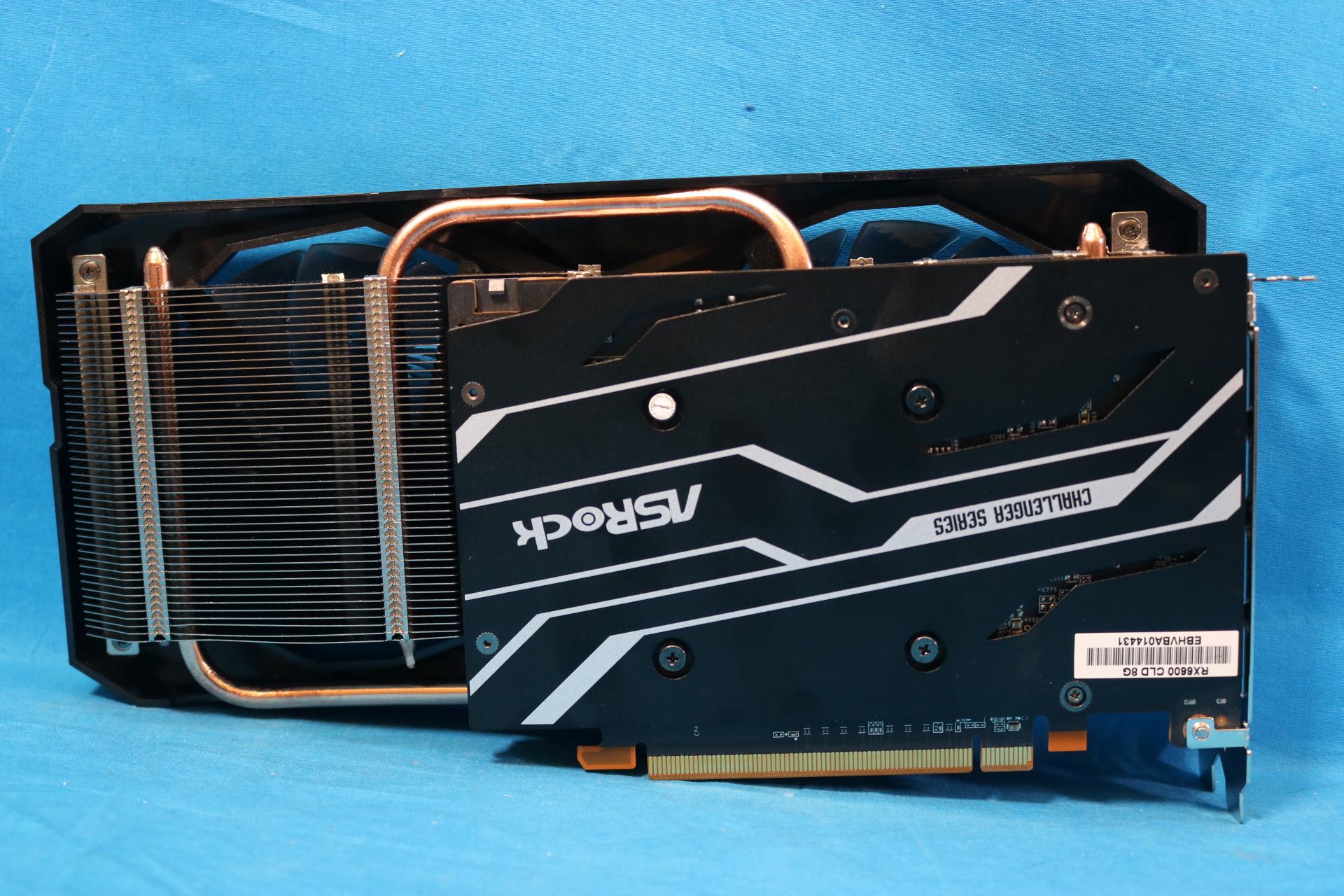 ASRock AMD Radeon RX 6600 Challenger D 8GB GDDR6 PCIe 4.0 x16 Desktop GPU RX6600 CLD 8G