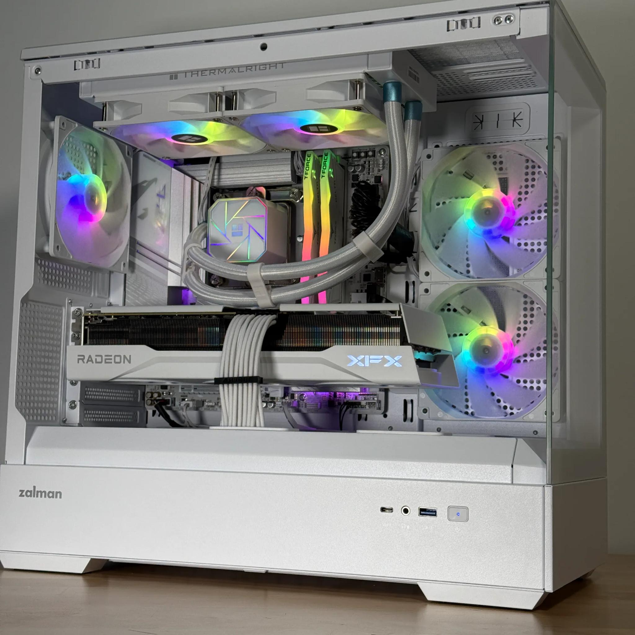 RX 9070 and Intel Core Ultra 7 265k