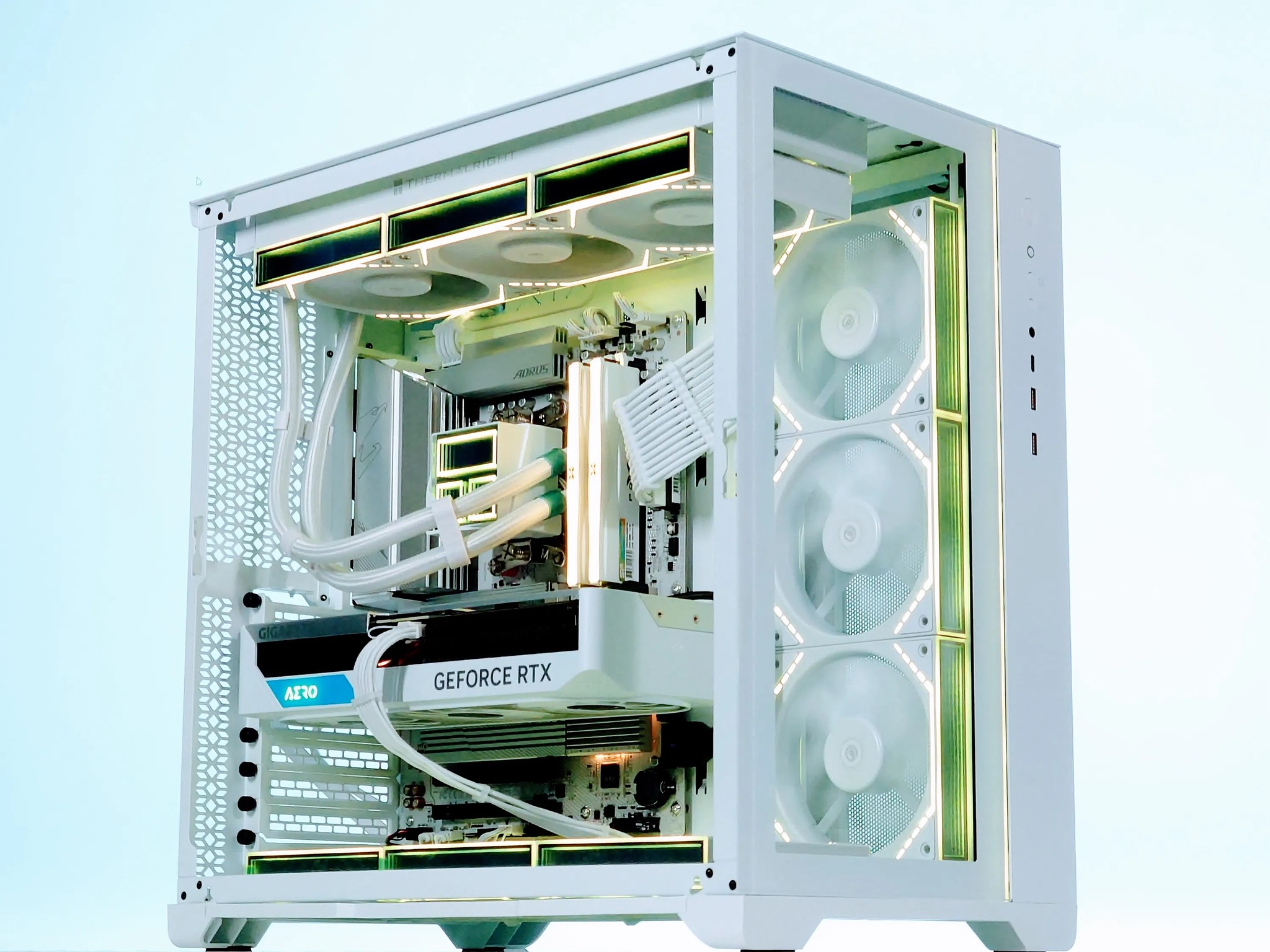 🌨️🐧Antarctic Gaming PC❄️Nvidia RTX 4070  Super 12GB❄️AMD Ryzen 7 7700❄️32GB DDR5❄️1TB NVME Gen4