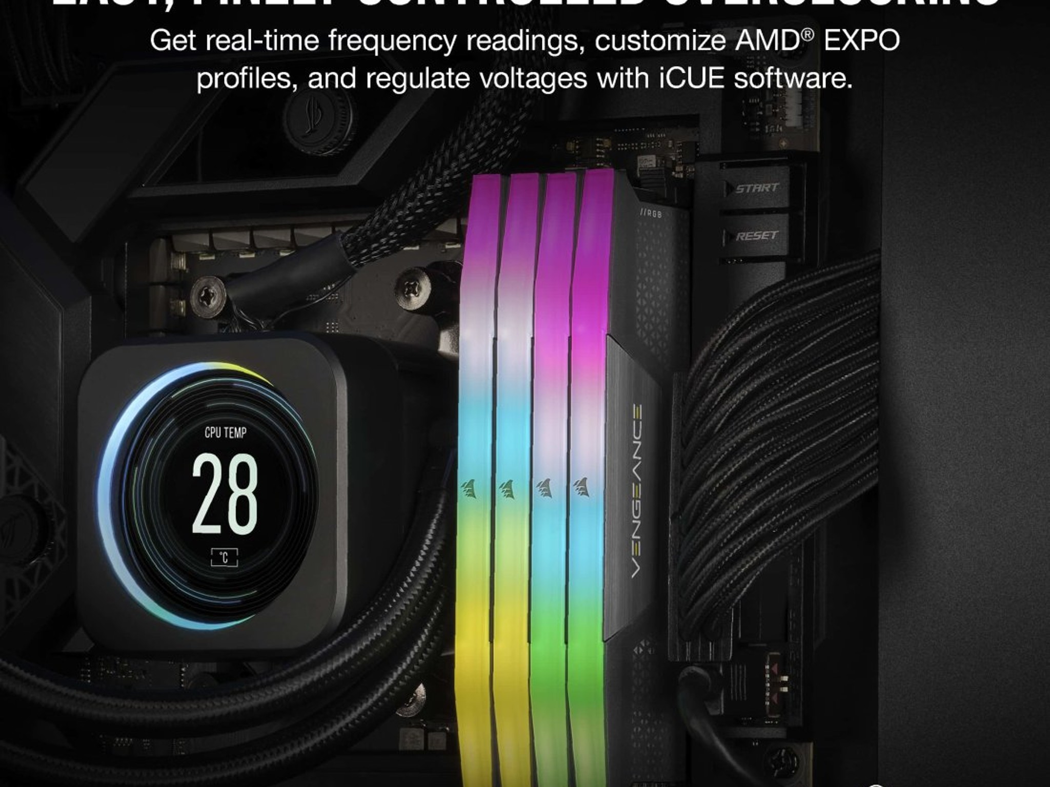 Corsair Vengeance RGB 6000cl36 16GB Ram (1x16gb) XMP & EXPO Compatible!