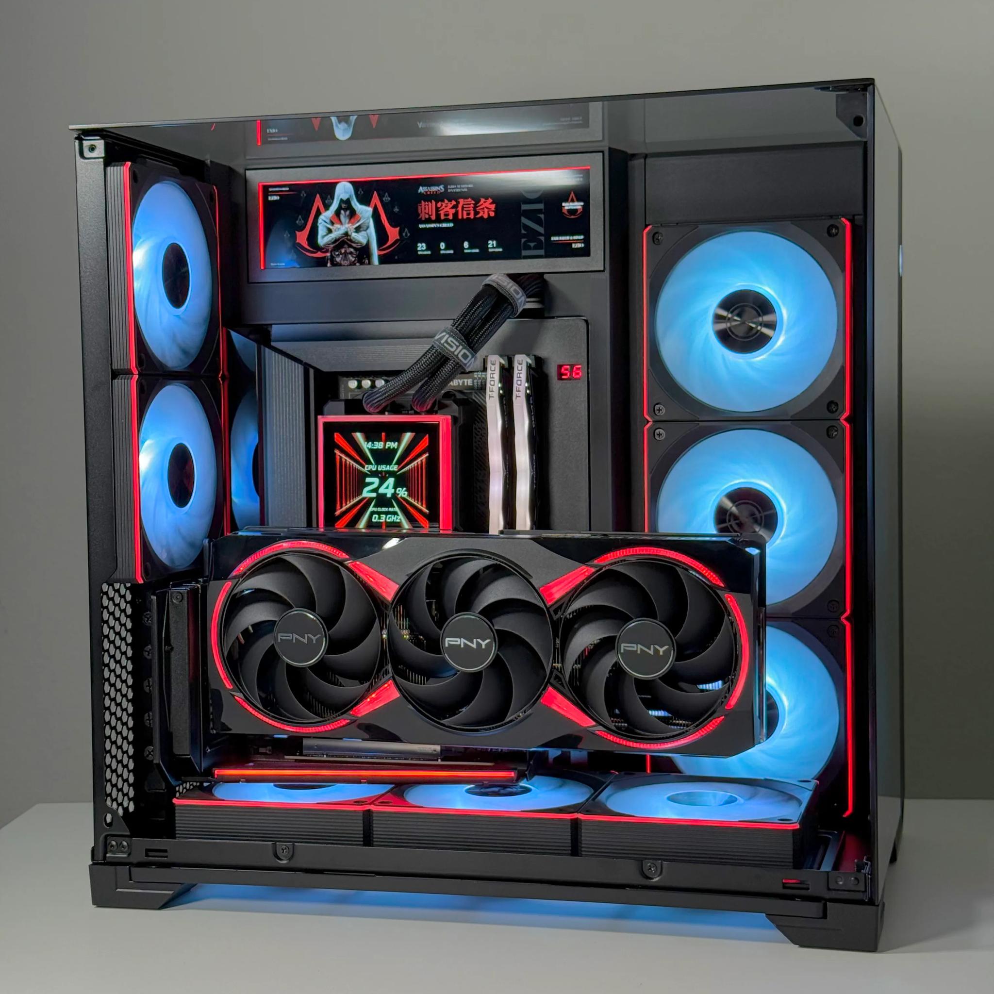 RTX 5080 + Ryzen 9800X3D | Project Stealth Gaming PC