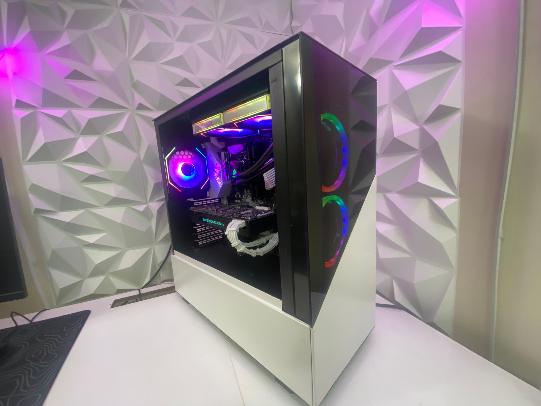 🎅🎅 White Elite Build – intel i5 9600K + GTX 1080 Ti 11GB | 1080p/1440p High FPS Ready