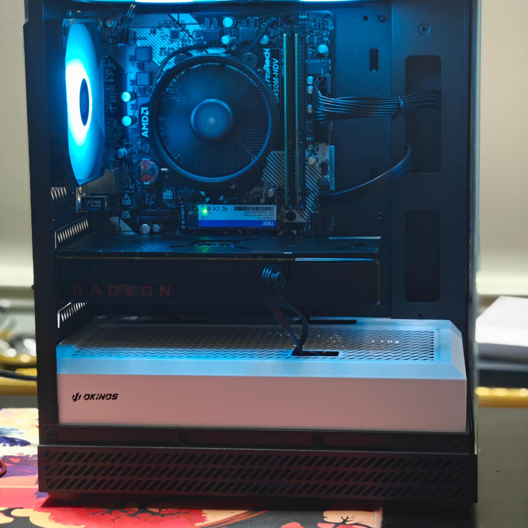1080P WORKSTATION PC|AMD RYZEN 5 2600|16GB DDR4 3200|1TB NVME SSD|AMD RX 480 8GB|WINDOWS 11 HOME
