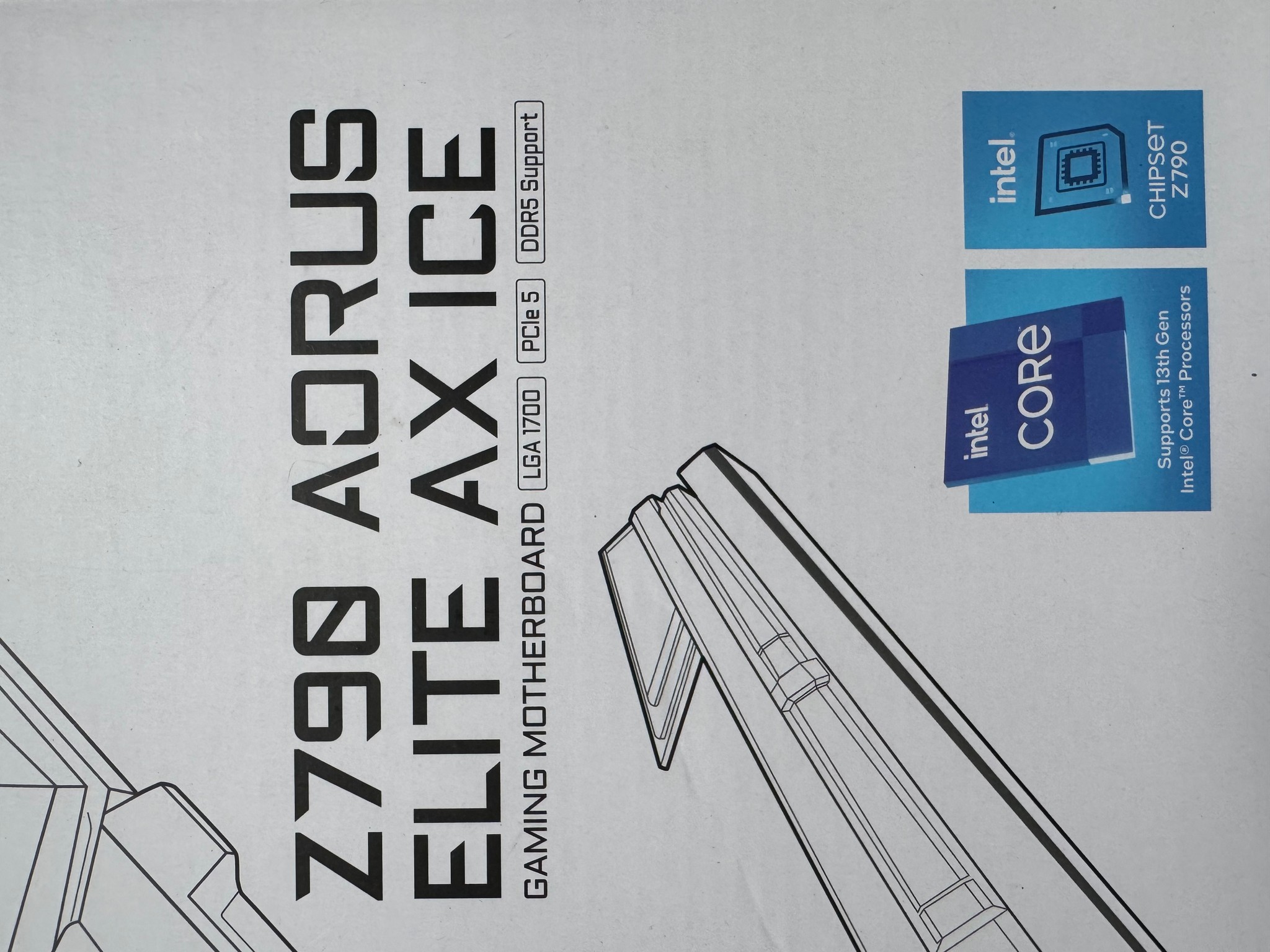 Z790 Aorus Elite AX ICE w/ i9-12900K
