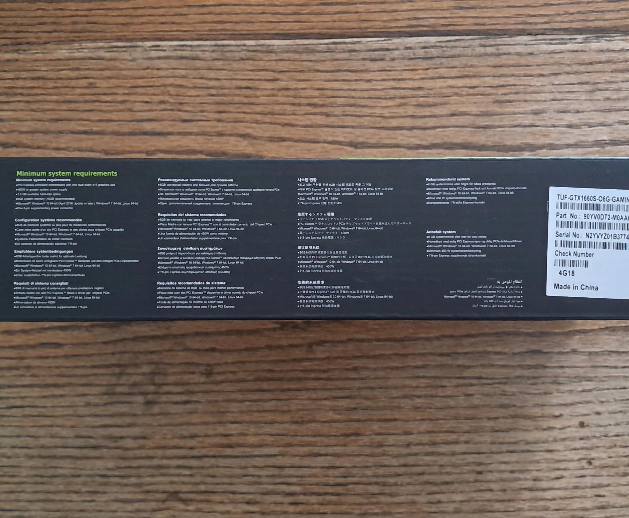 ASUS TUF GeForce GTX 1660 Super OC Edition