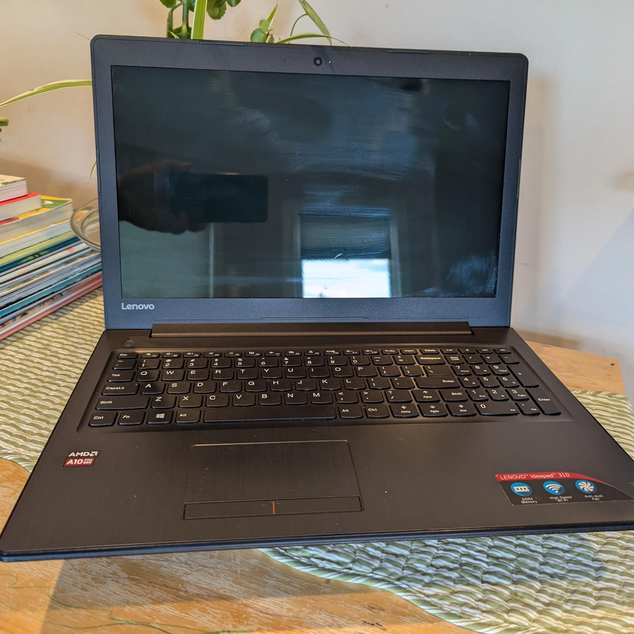 Lenovo 310 - AMD A10 9600p 12GB RAM - 128GB SSD Laptop 15.6 inch 15abr