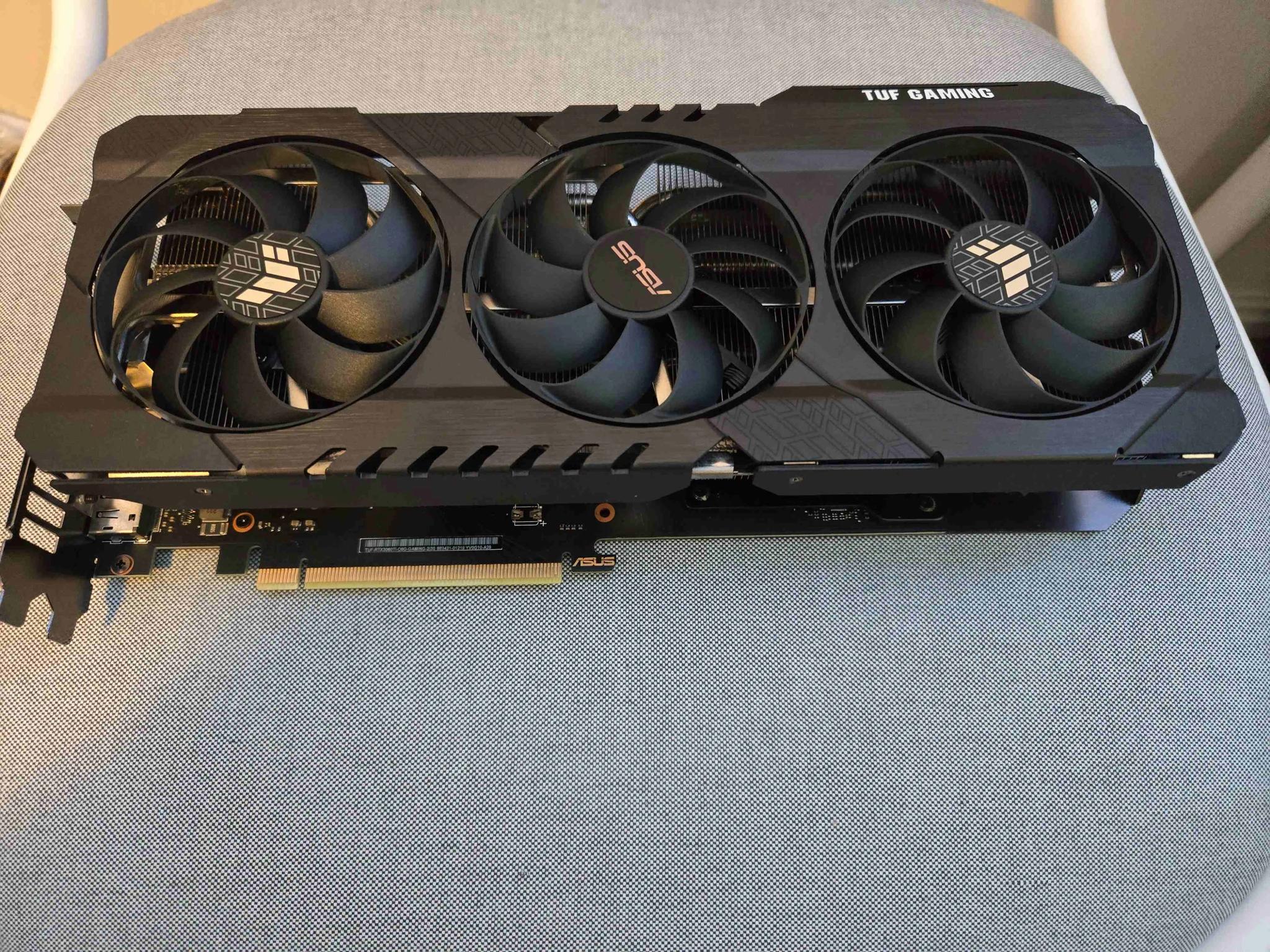 Like New With Box  - Asus TUF RTX 3060 Ti OC Edition