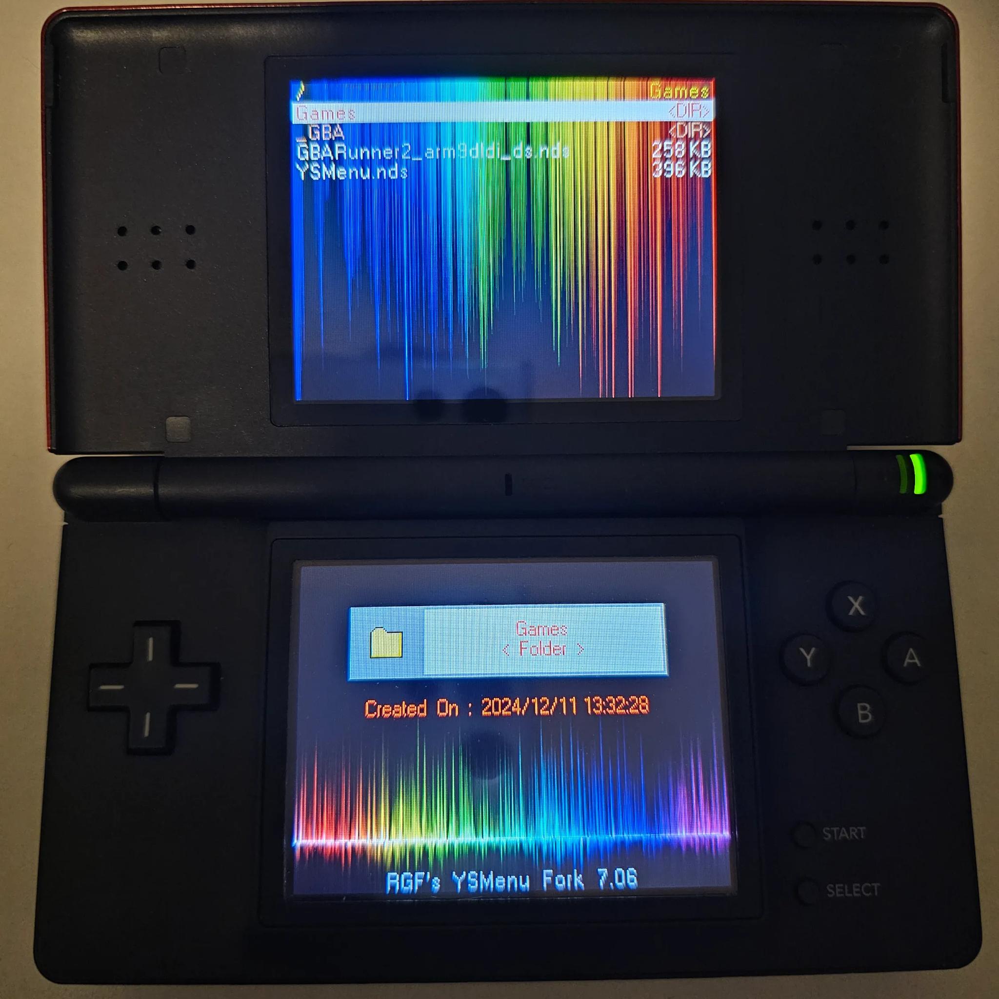 Nintendo DS Lite Red Black