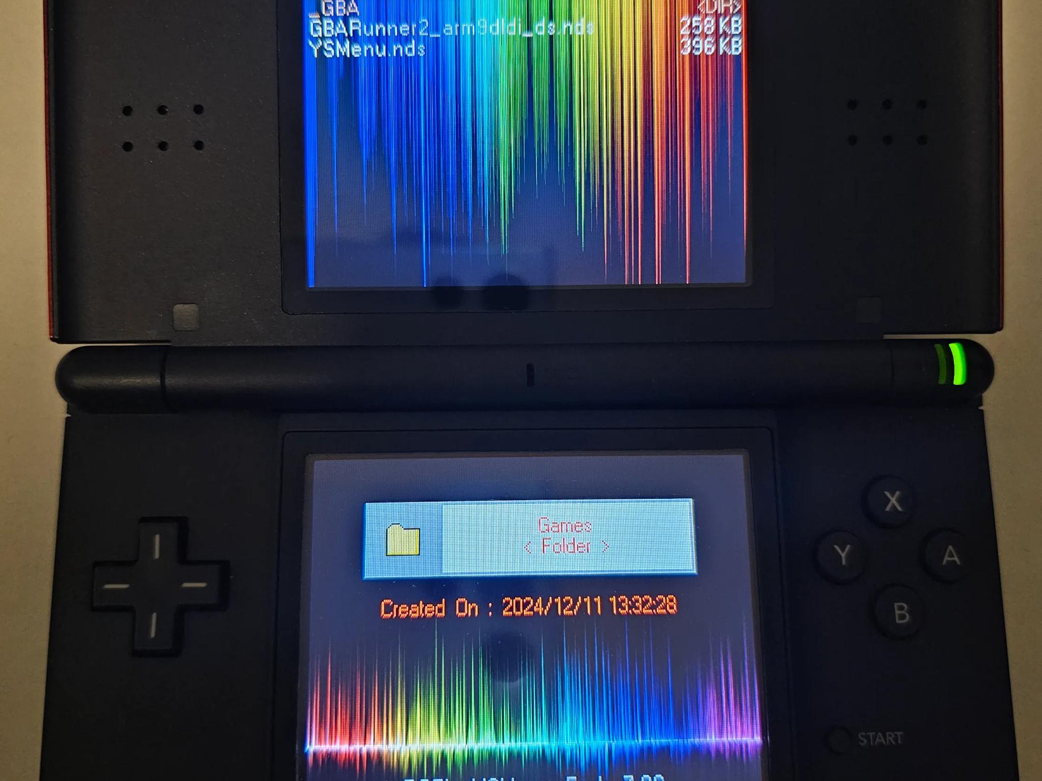 Nintendo DS Lite Red Black