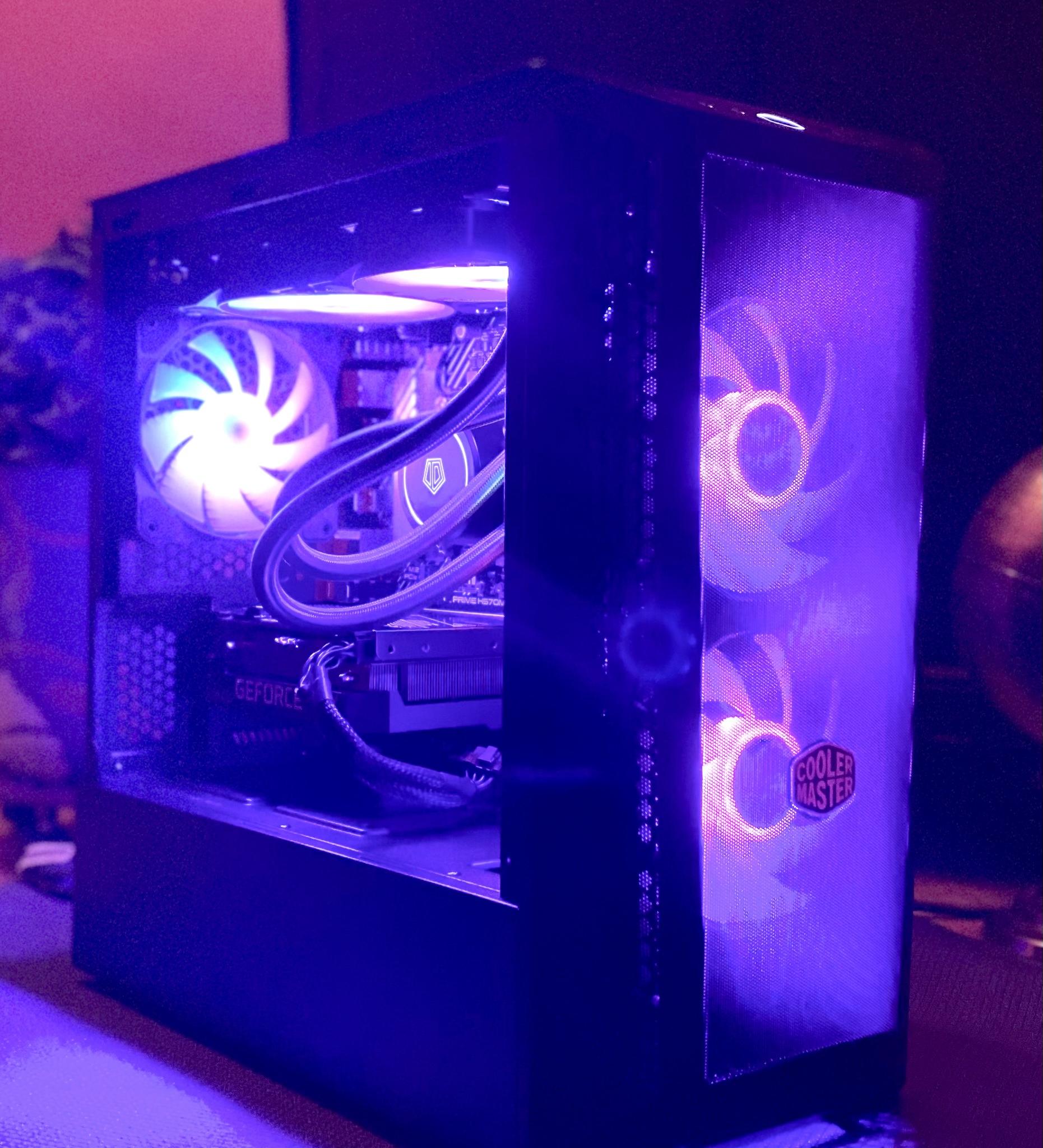 “Dark Comet” Intel 10105F (Comet ☄️ Lake)| RTX 3050| 16GB TFoRce RGB DDR4| NVMe/SSD=1TB | Windows 11