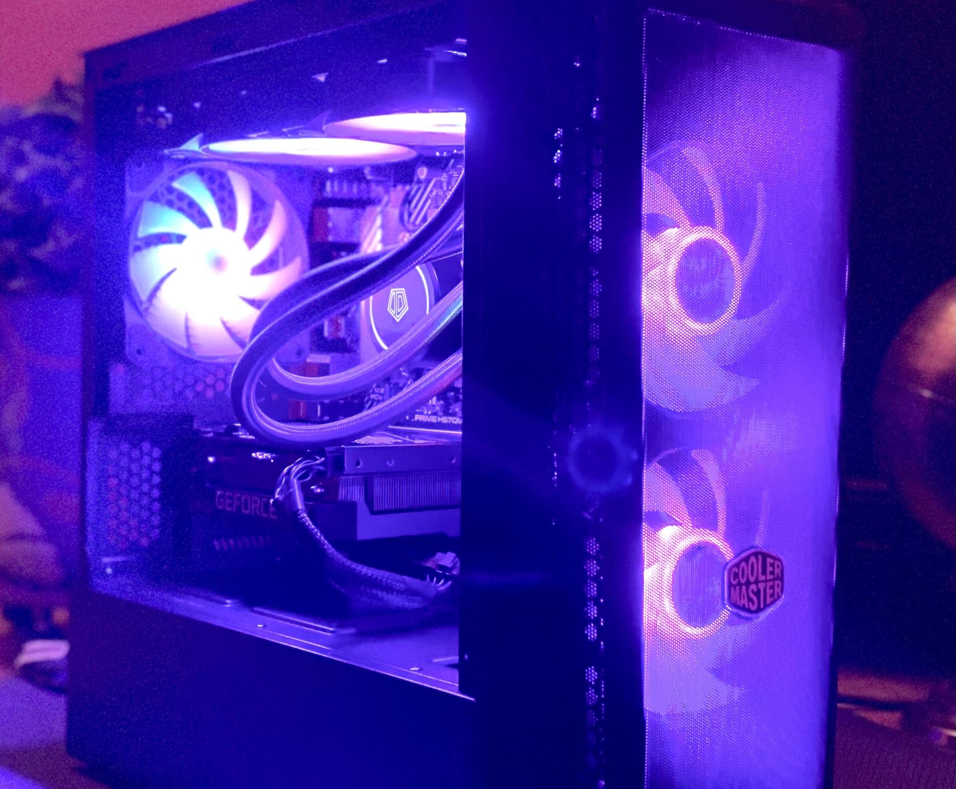 “Dark Comet” Intel 10105F (Comet ☄️ Lake)| RTX 3050| 16GB TFoRce RGB DDR4| NVMe/SSD=1TB | Windows 11