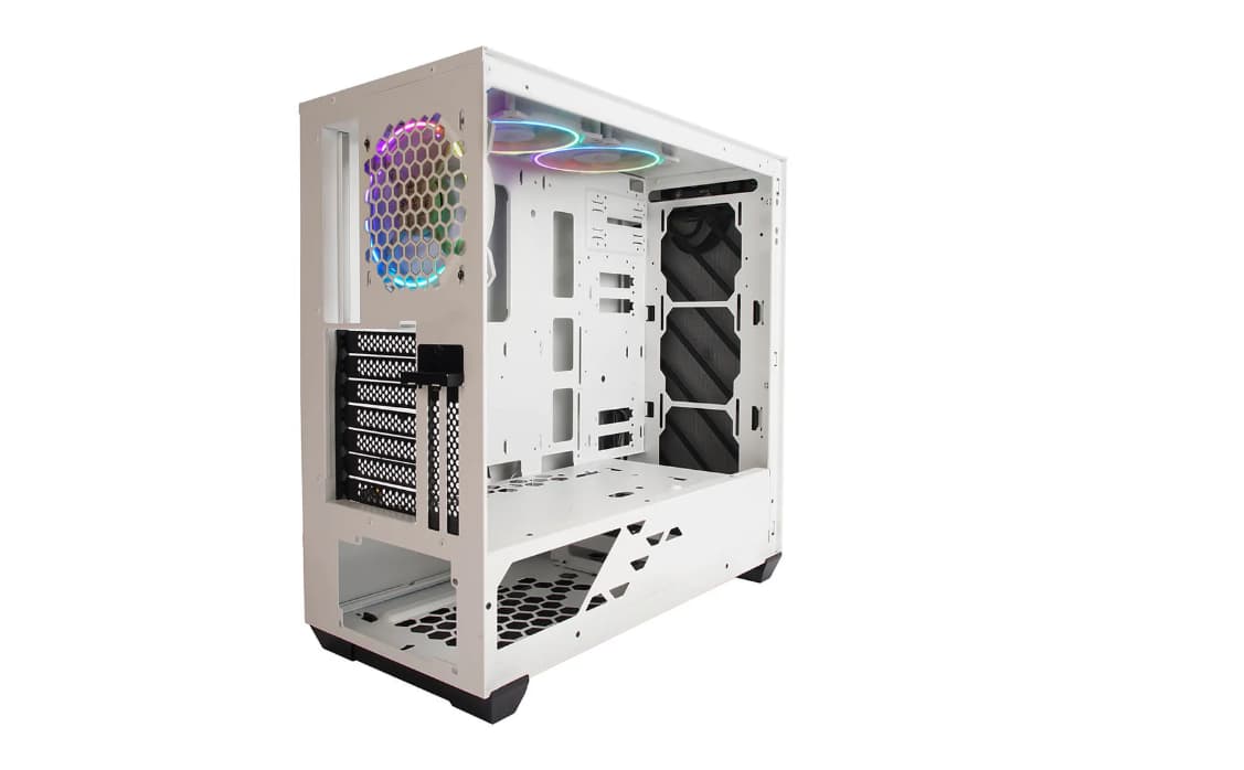InWin 216 White E-ATX Tempered Glass Computer Case
