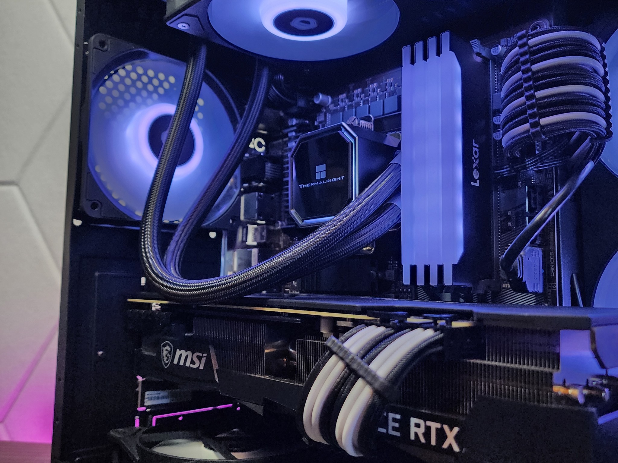 🤍🖤💙 MSI RTX 3080 // Intel Core i5 12400 // Lexar 32GB 3600MHz